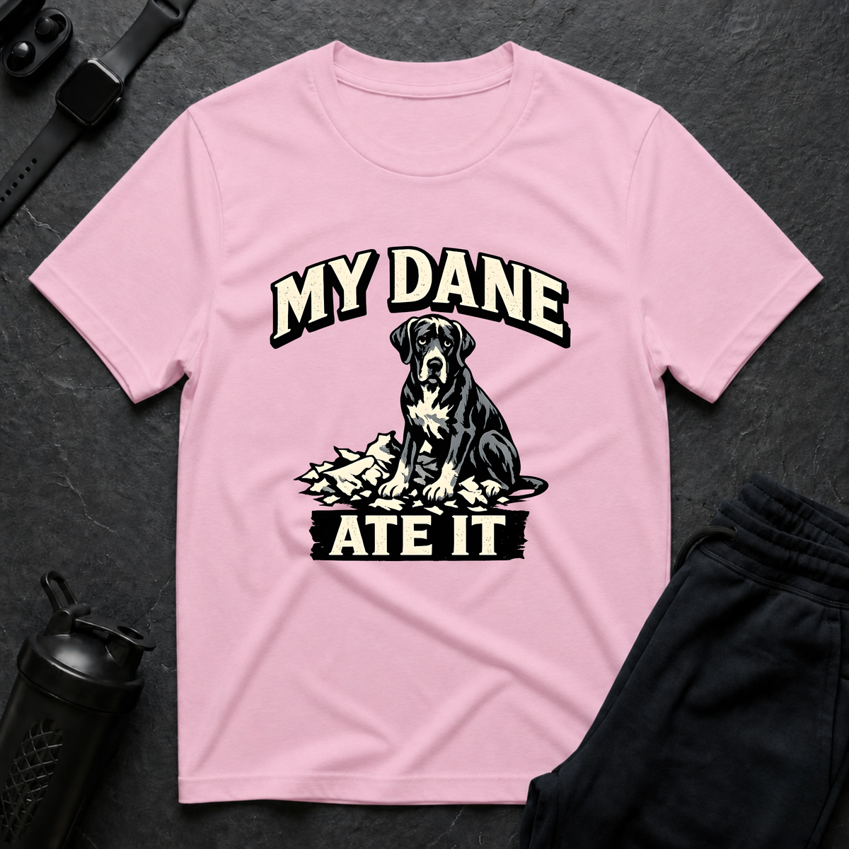 My Dane Ate – Great Dane T-Shirt