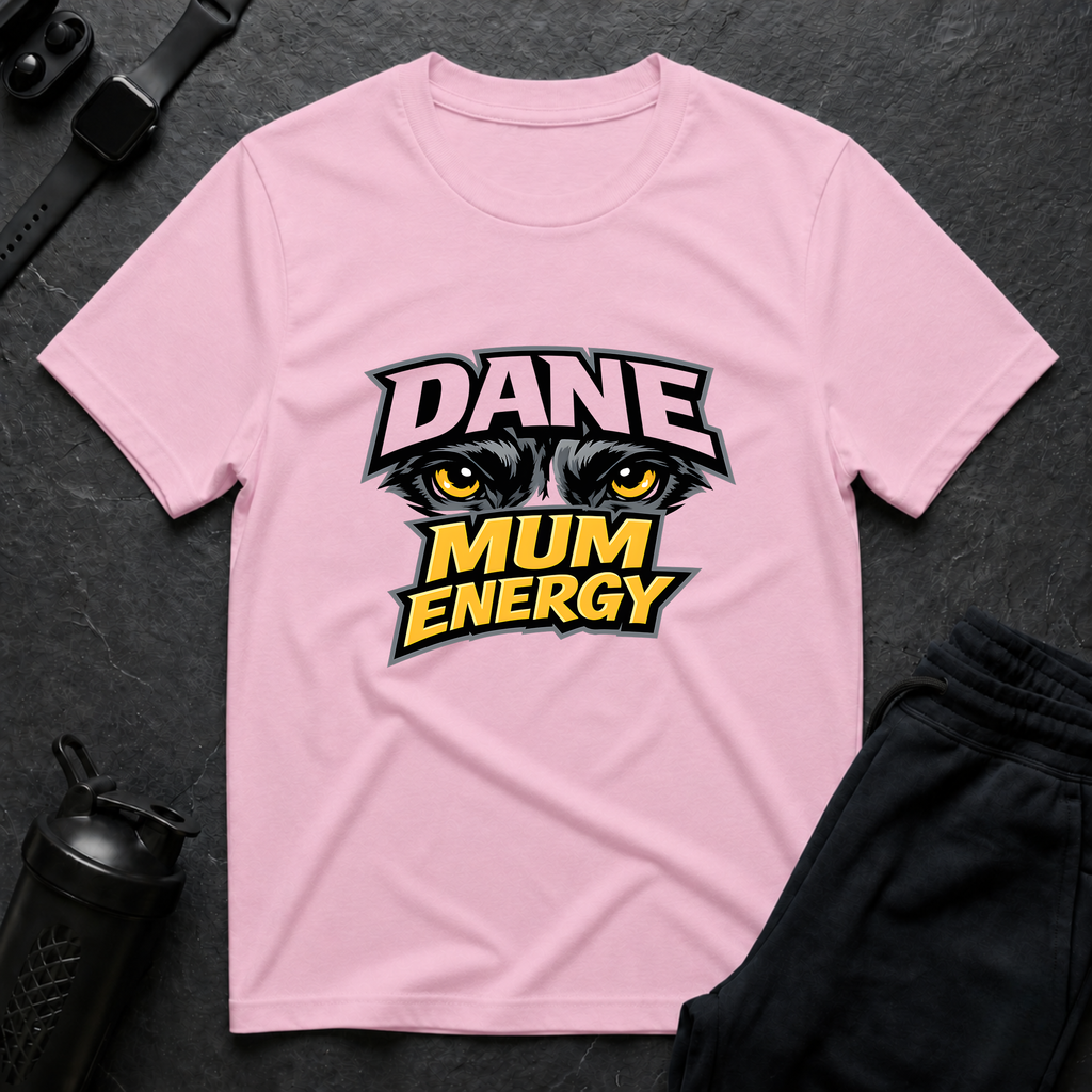 Dane Mum Energy – Great Dane T-Shirt