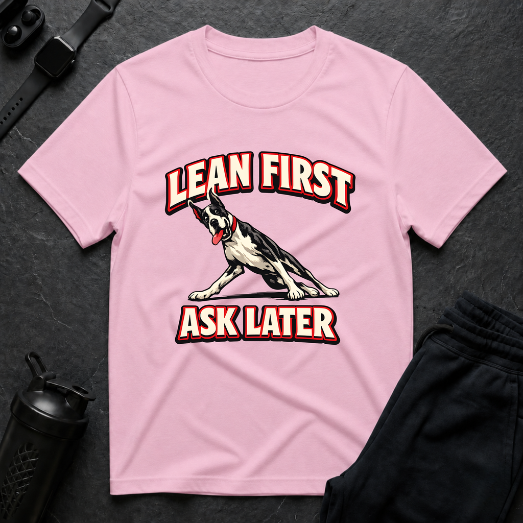 Lean First – Great Dane T-Shirt