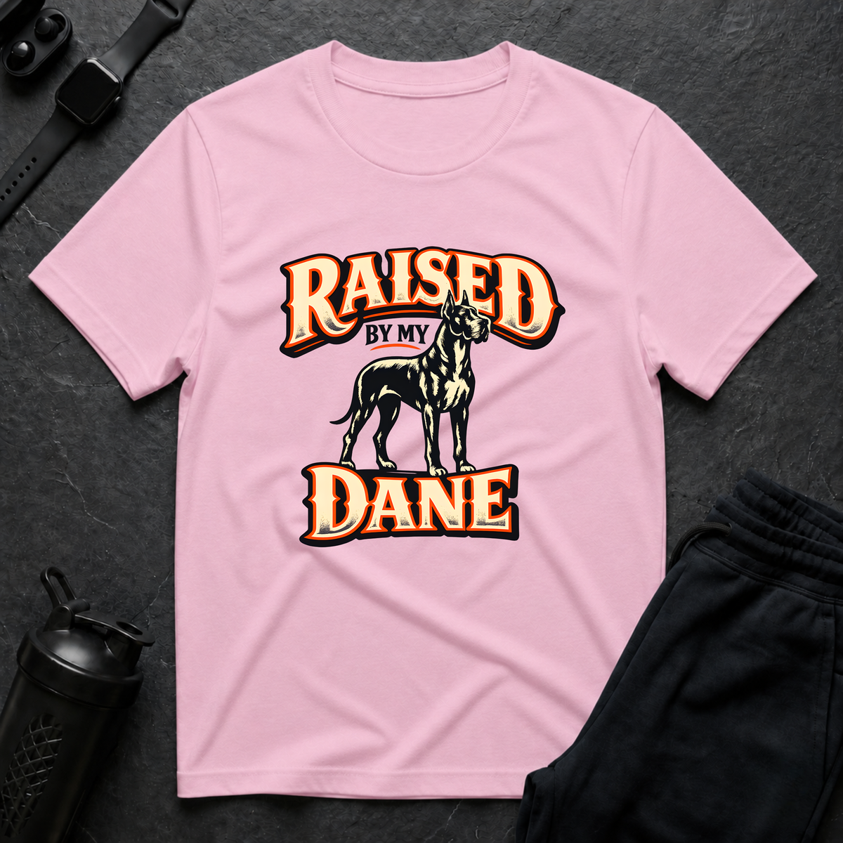 Raised By Dane – Great Dane T-Shirt