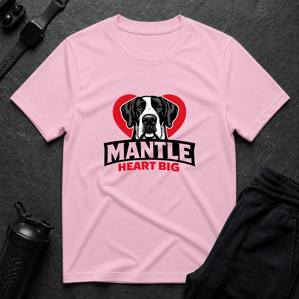 Mantle Heart Big – Great Dane T-Shirt
