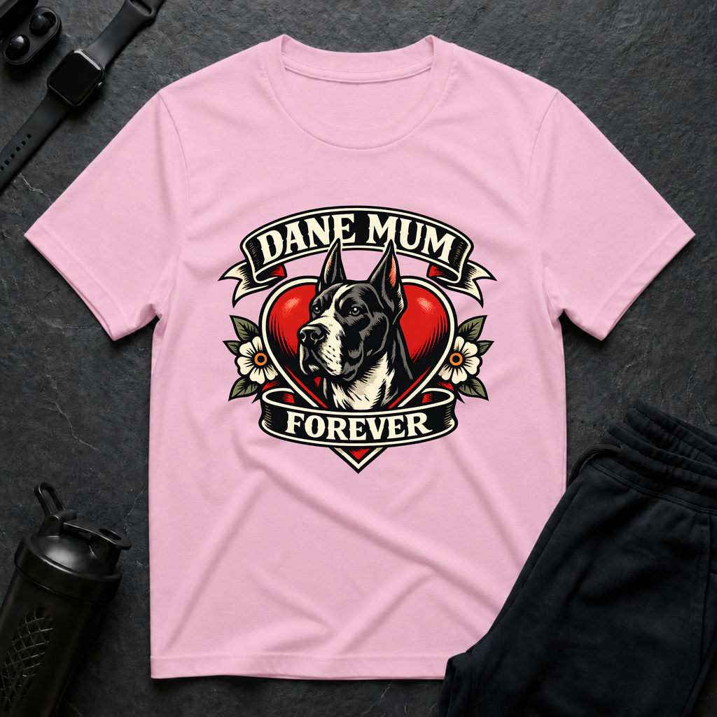 Dane Mum Forever – Great Dane T-Shirt