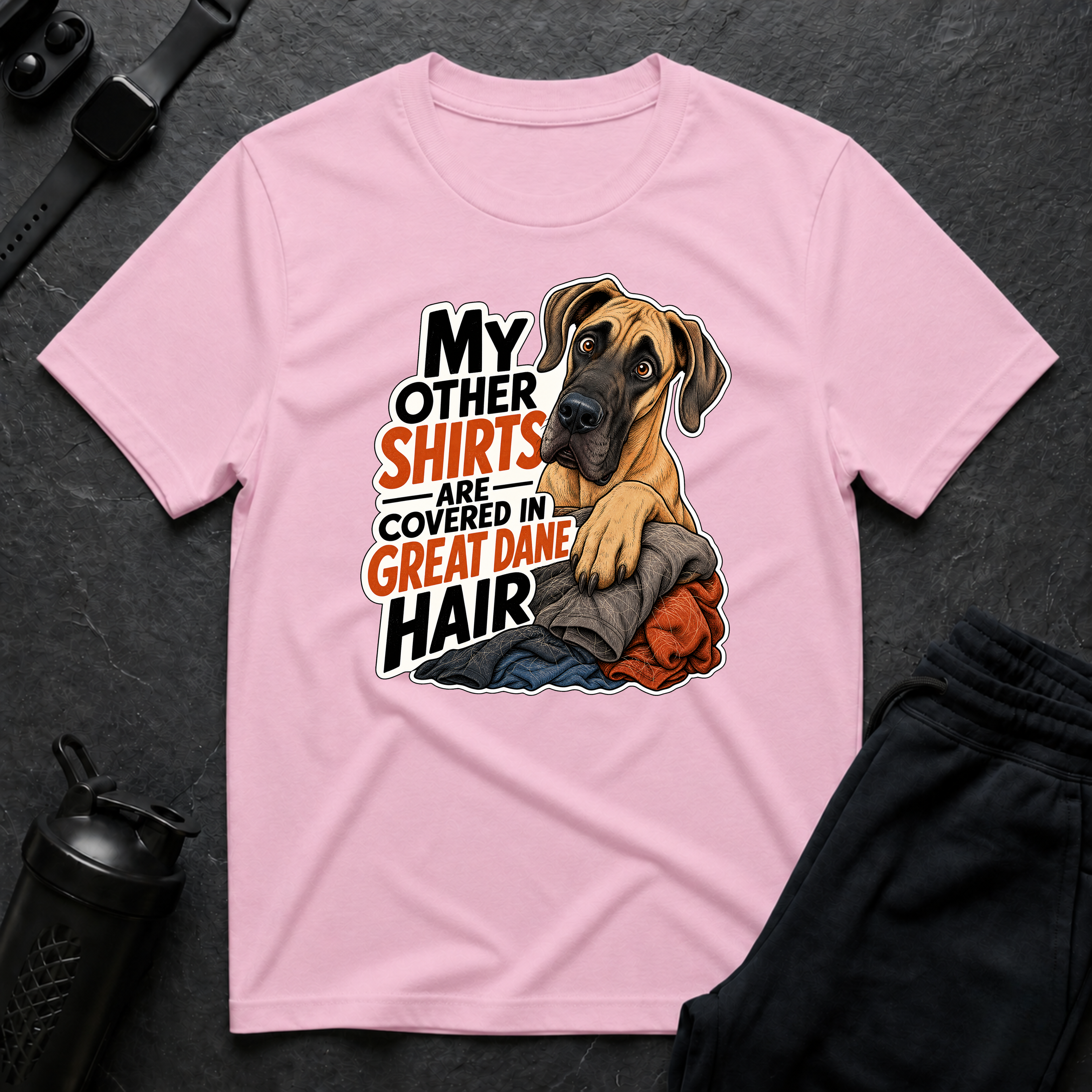 Great Dane Hair Tee