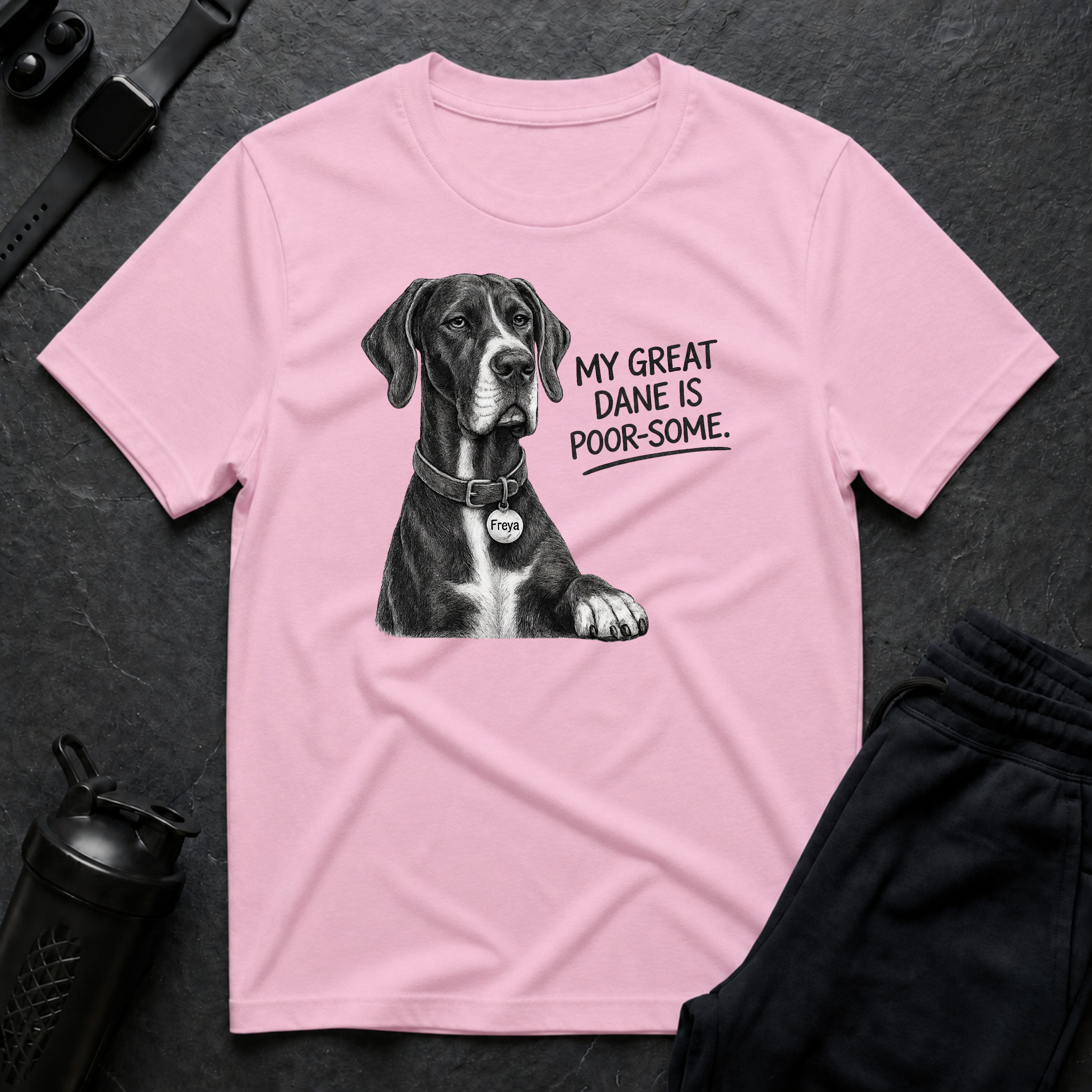 My Great Dane Poor-Some