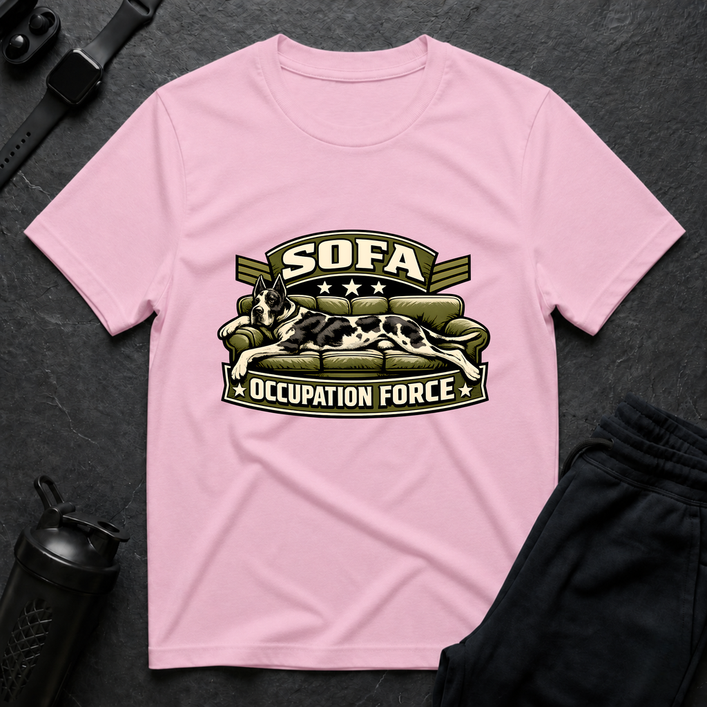 Sofa Occupation – Great Dane T-Shirt