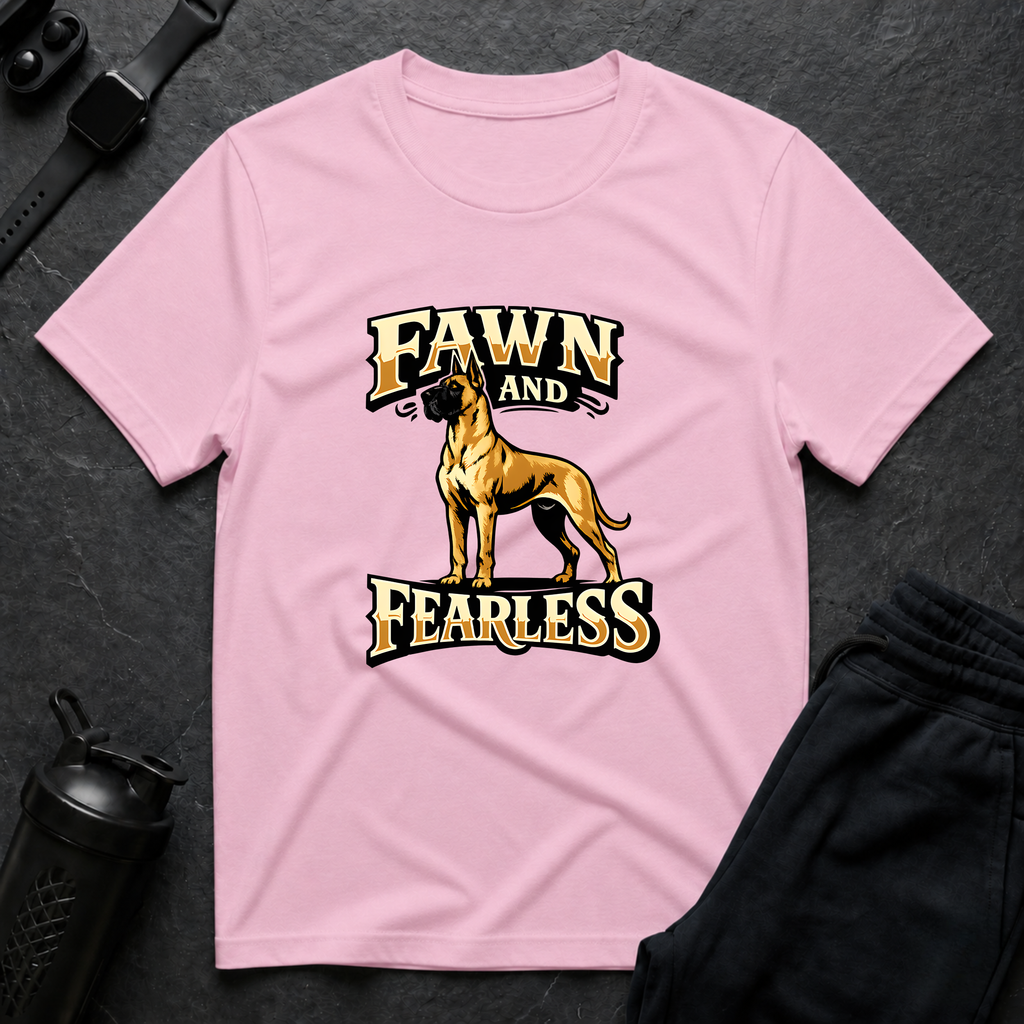 Fawn Fearless – Great Dane T-Shirt