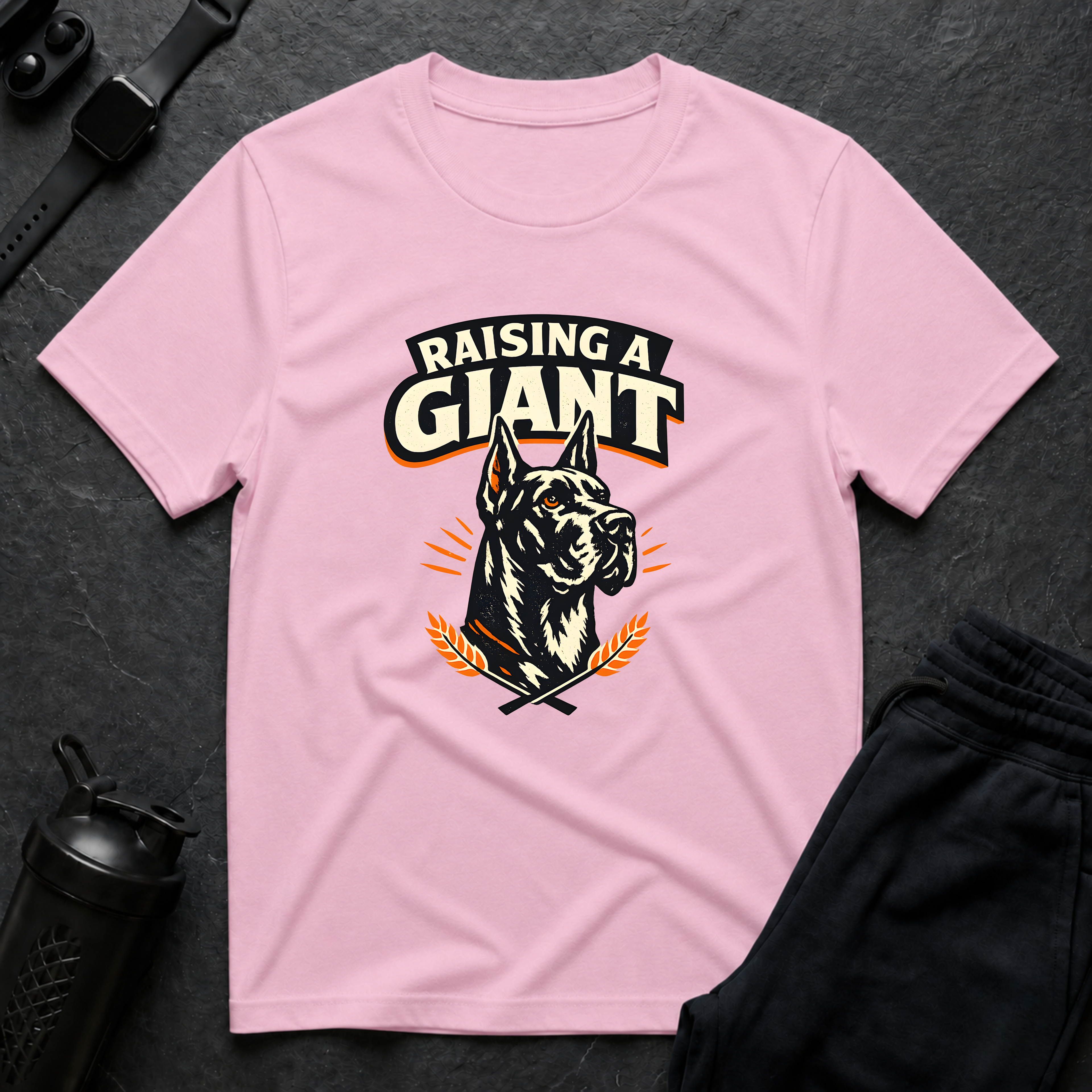 Raising A Giant T-Shirt