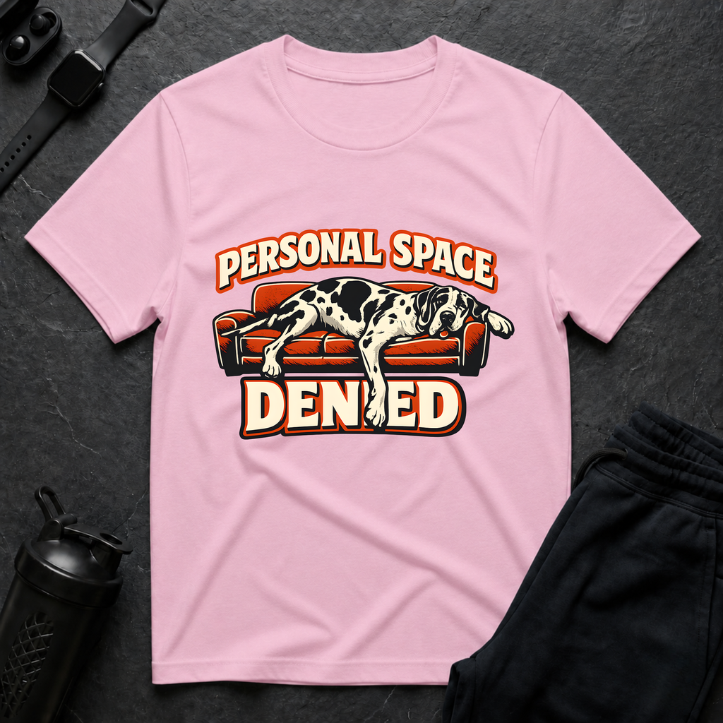 Personal Space Denied – Great Dane T-Shirt