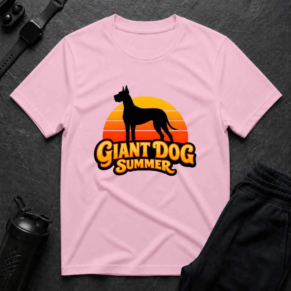 Giant Dog Summer – Great Dane T-Shirt