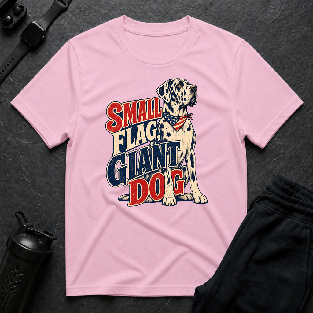 Small Flag Giant Dog