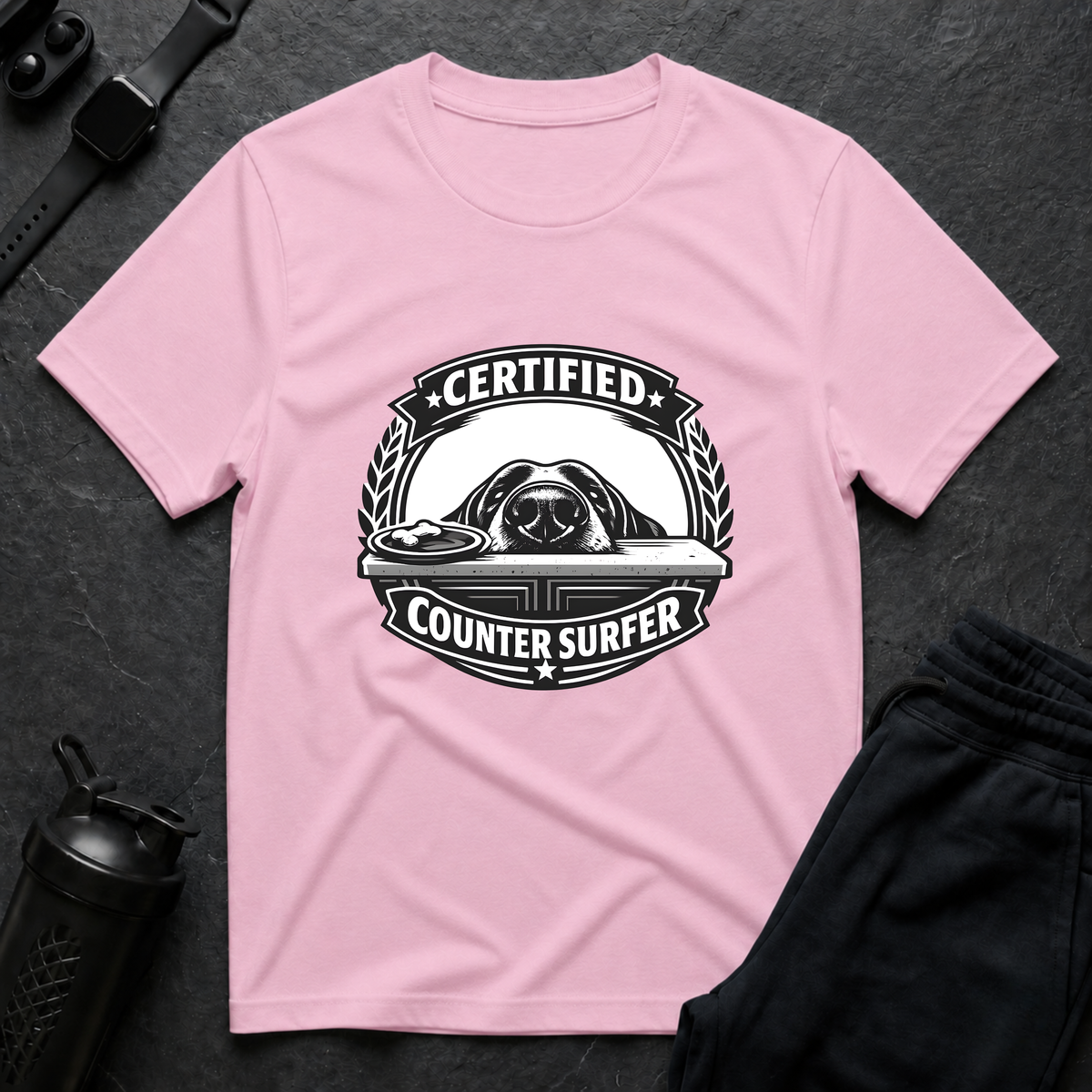Certified Counter Surfer – Great Dane T-Shirt