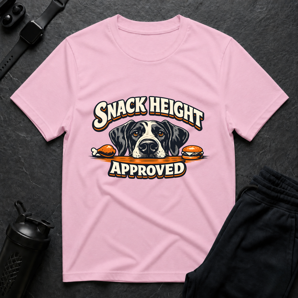 Snack Height Approved – Great Dane T-Shirt