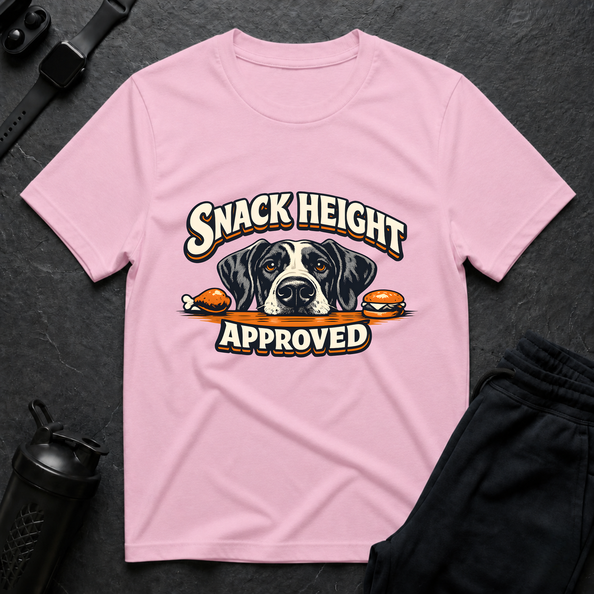 Snack Height Approved – Great Dane T-Shirt