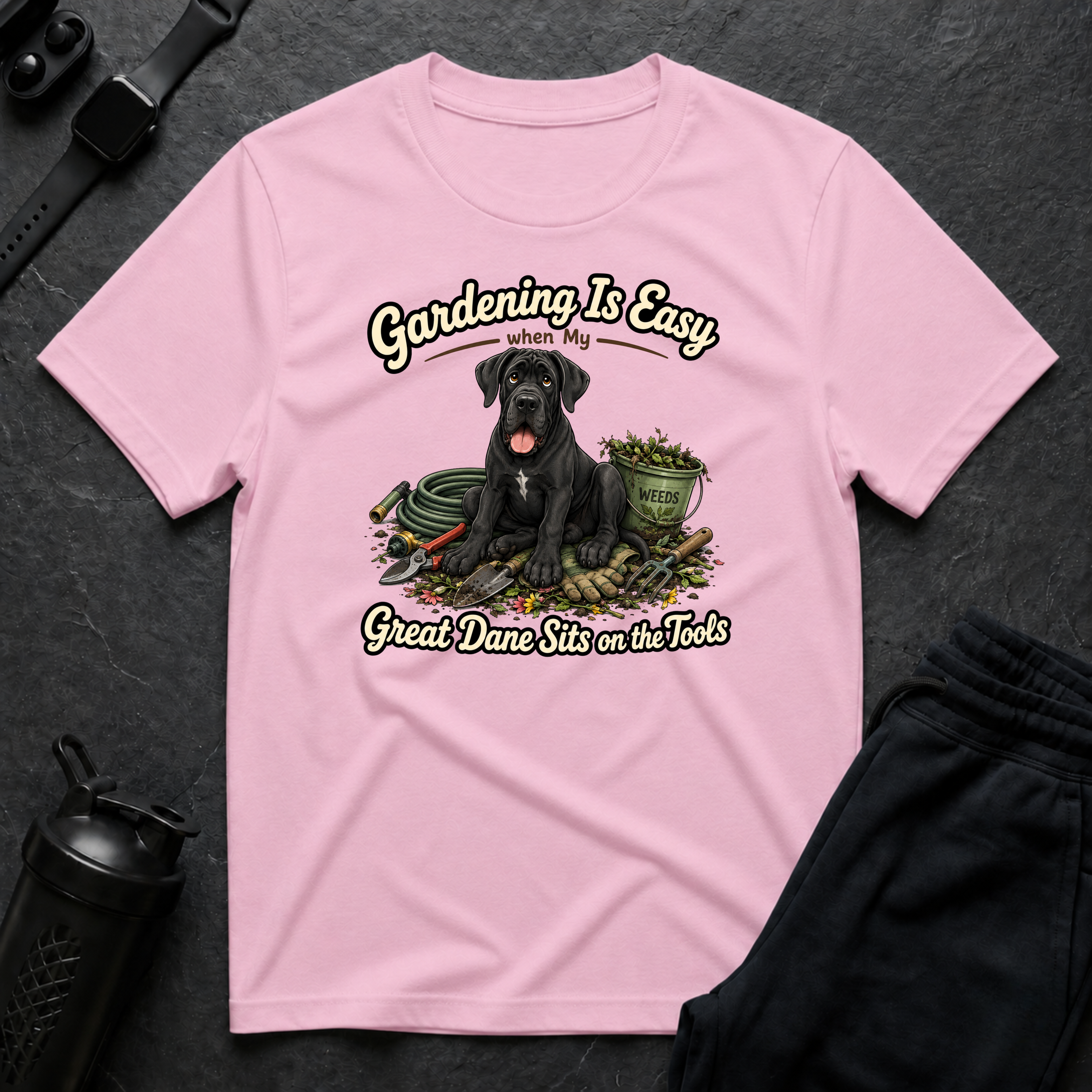 Great Dane Gardening Buddy