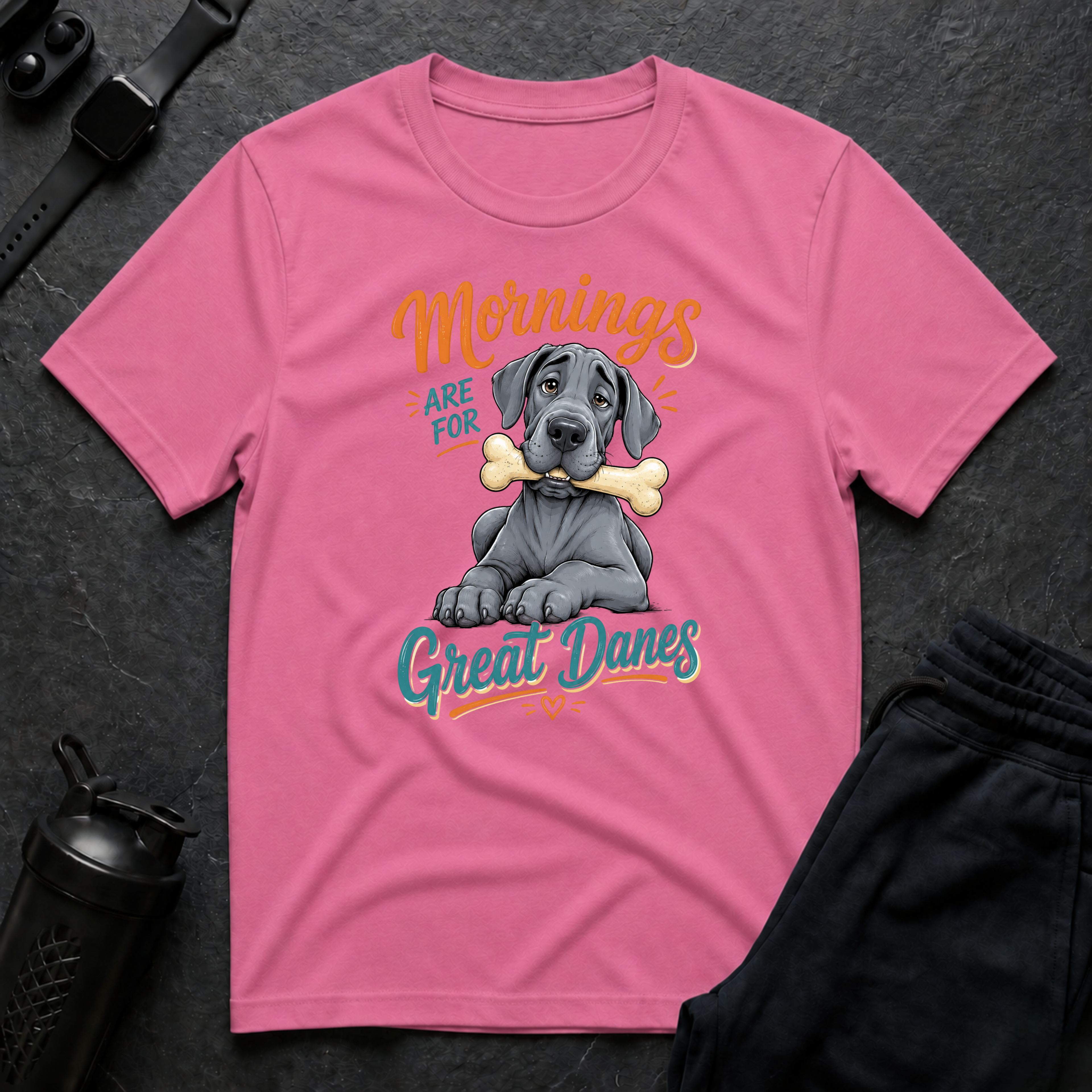 Mornings For Great Danes