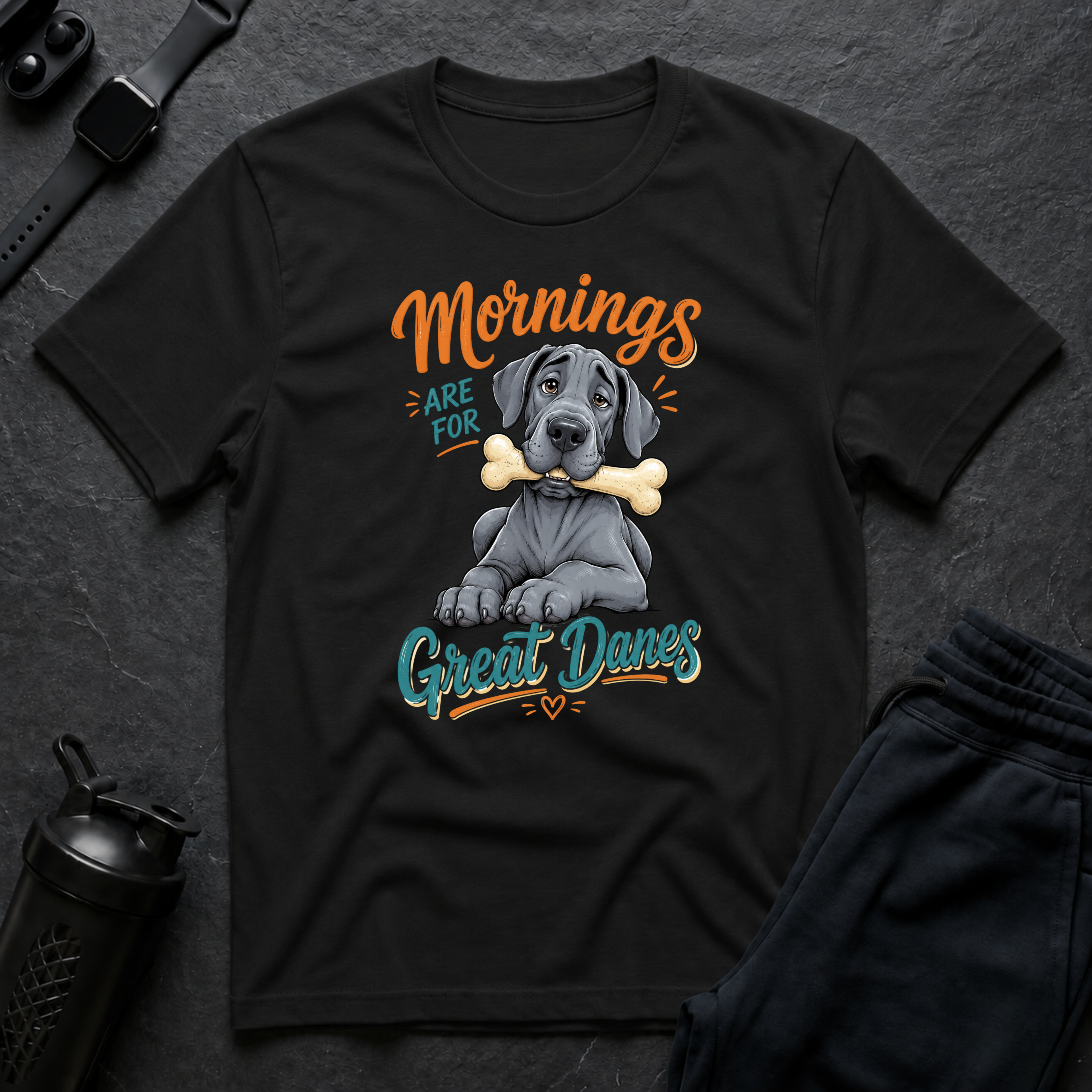 Mornings For Great Danes