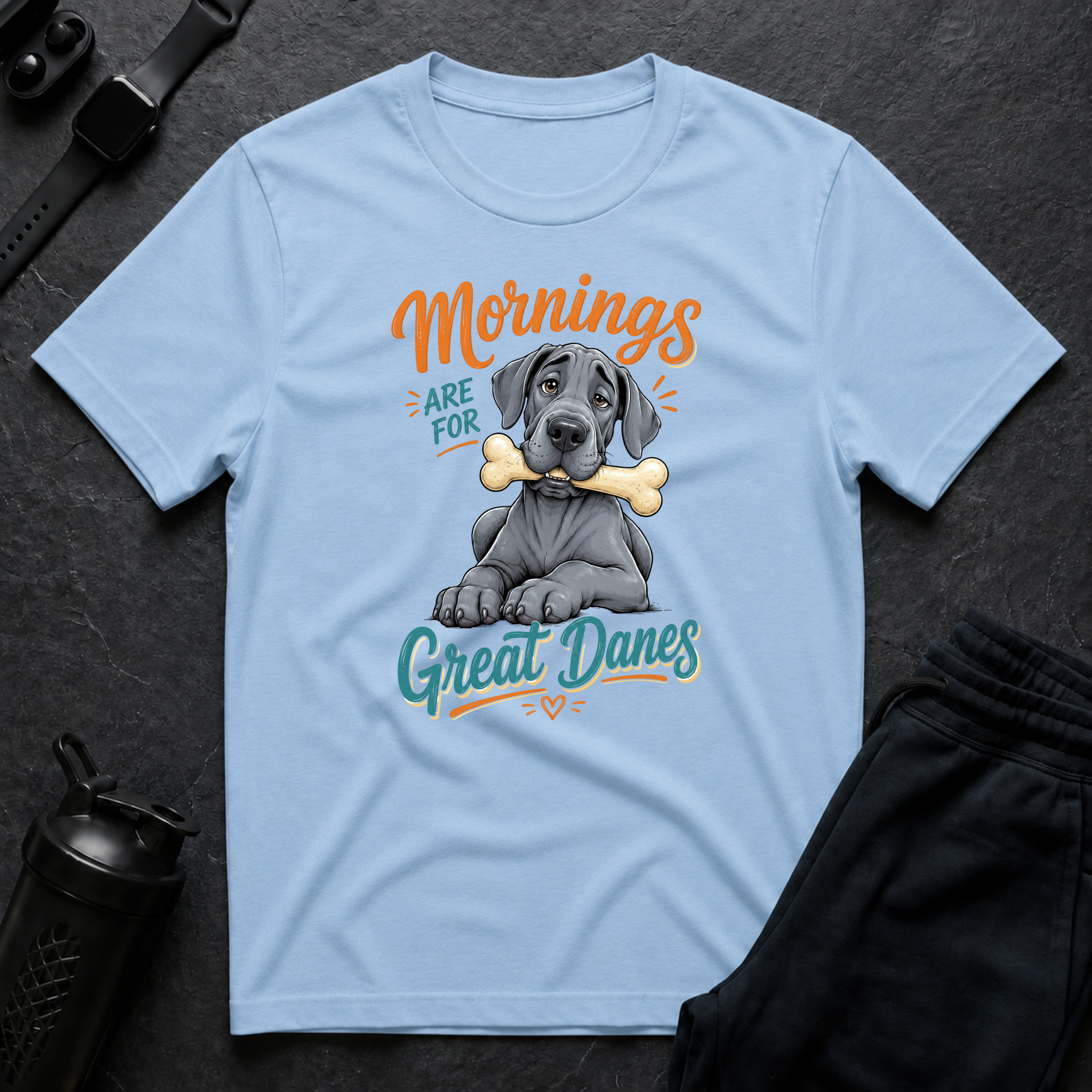 Mornings For Great Danes
