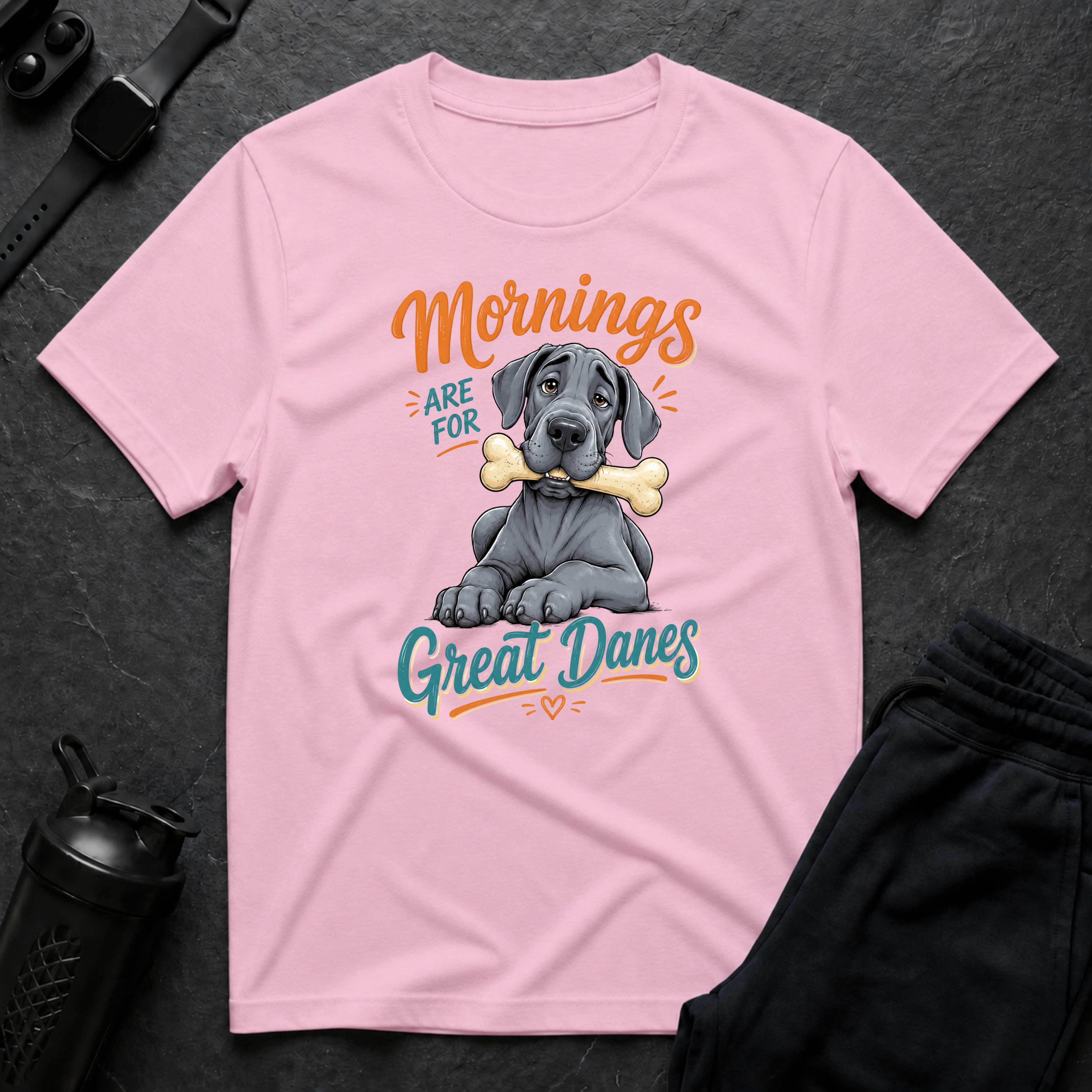 Mornings For Great Danes