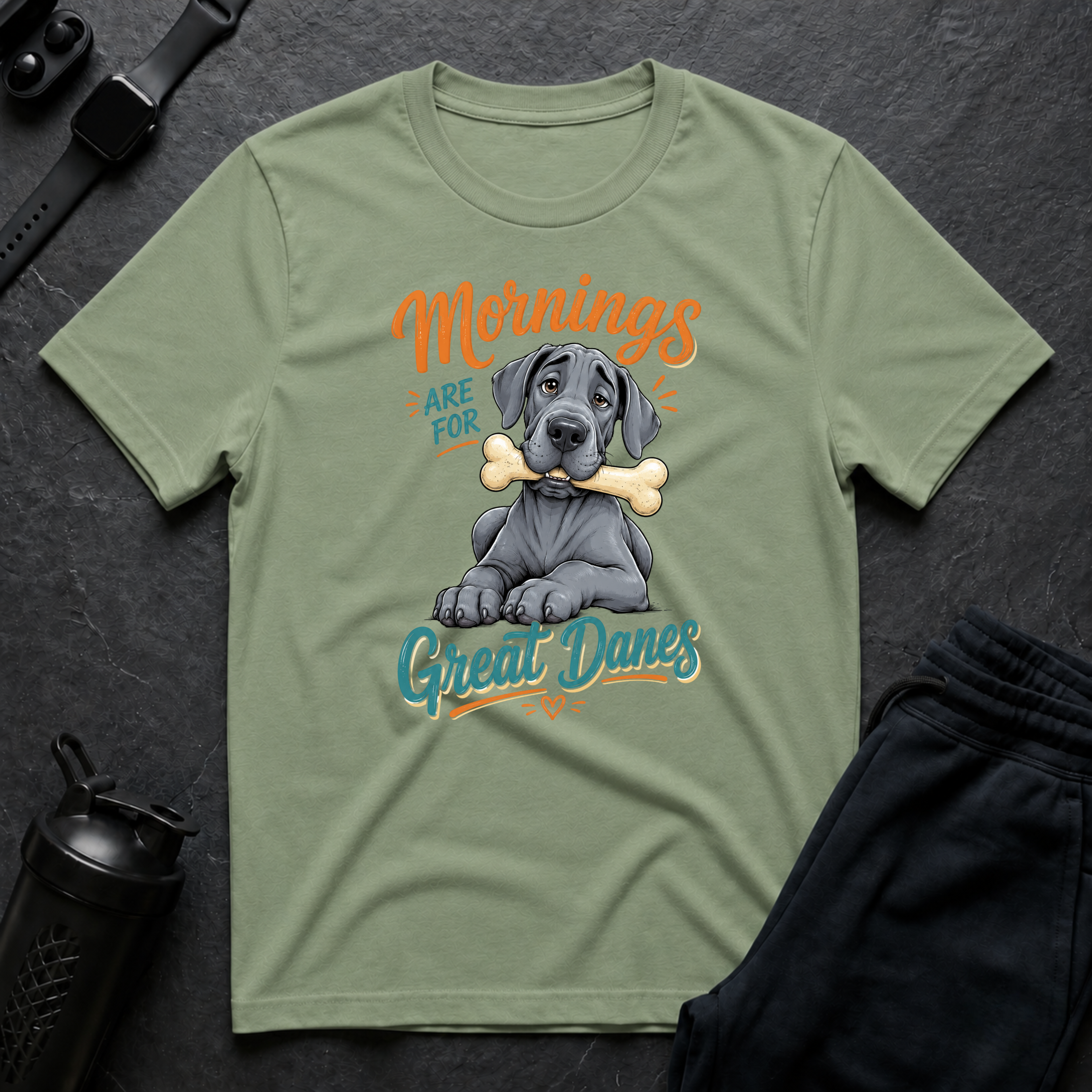 Mornings For Great Danes