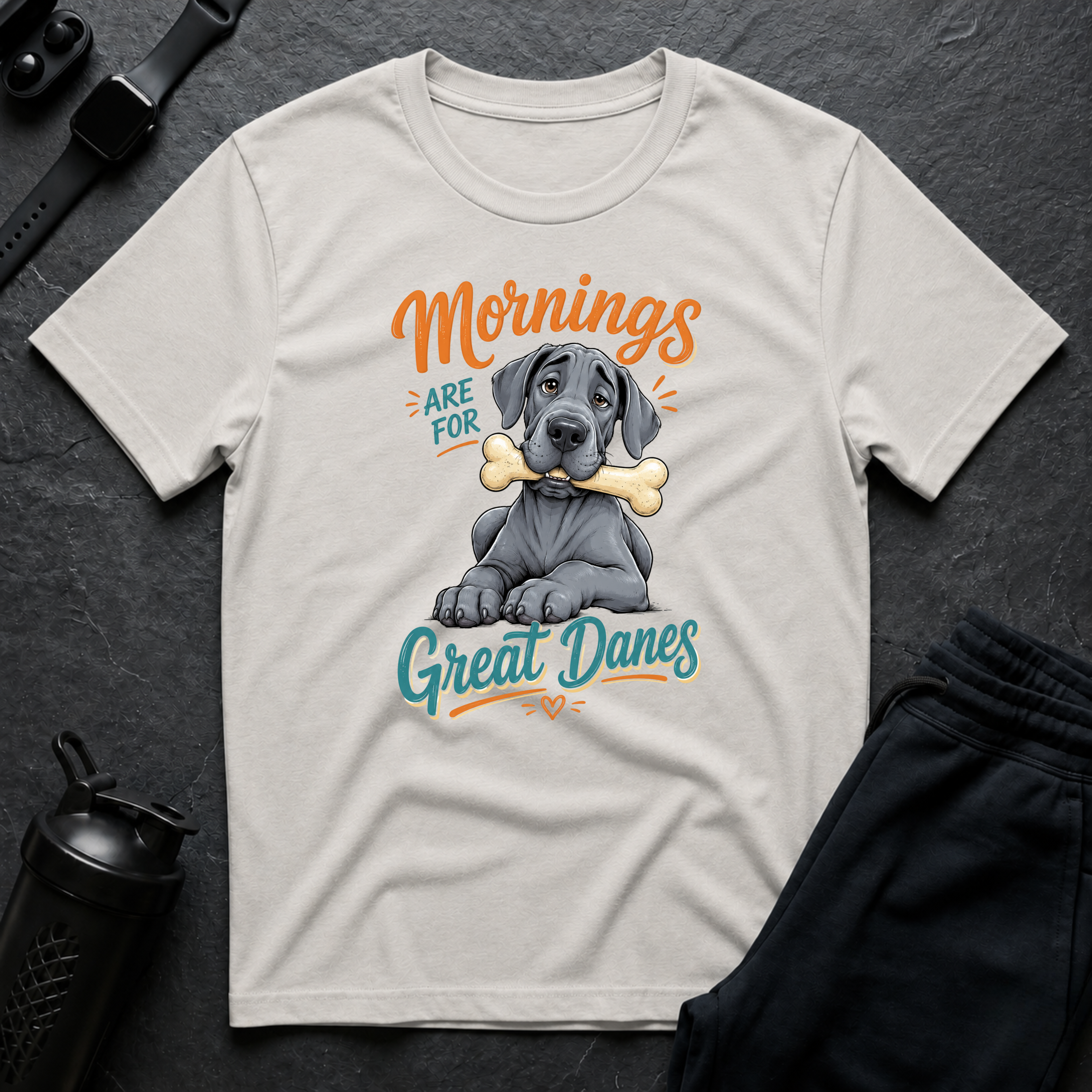 Mornings For Great Danes