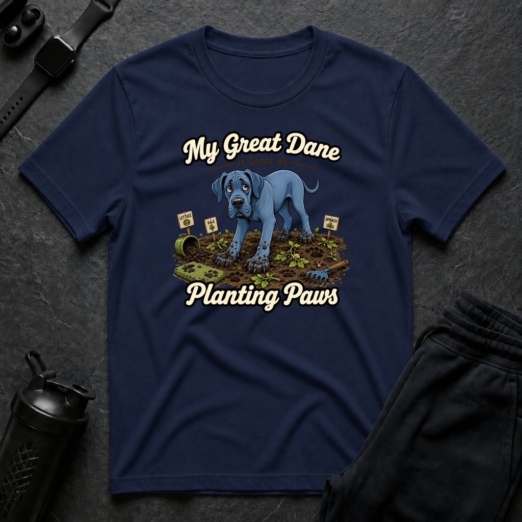Great Dane Planting Paws