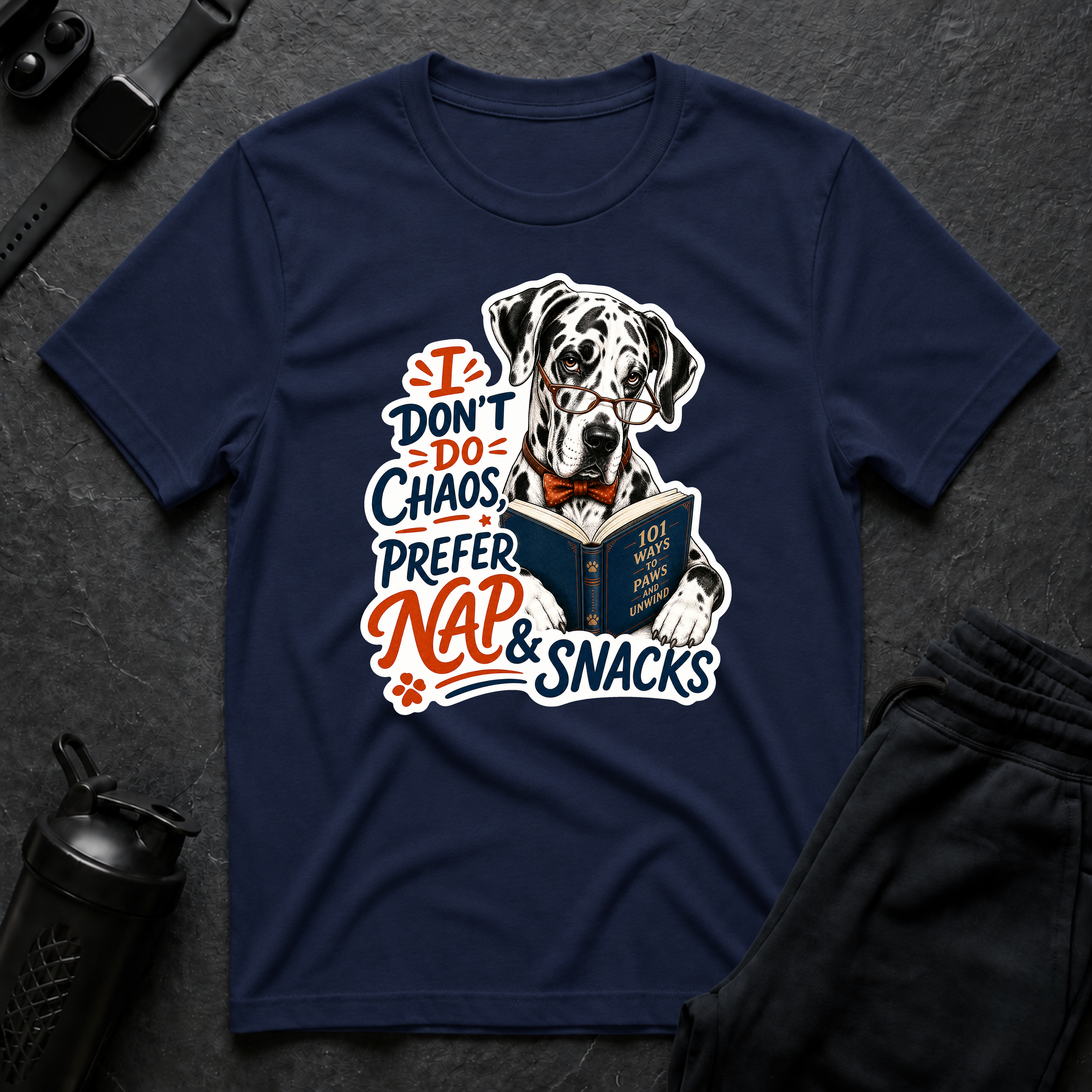 Paws Nap Snacks Tee