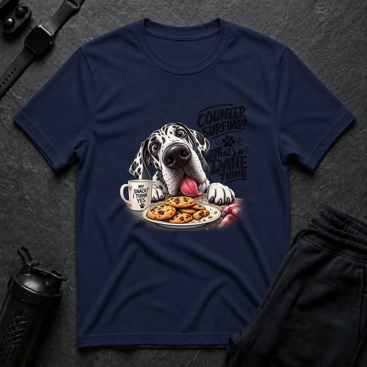 Dane Snack Surfing  T-Shirt