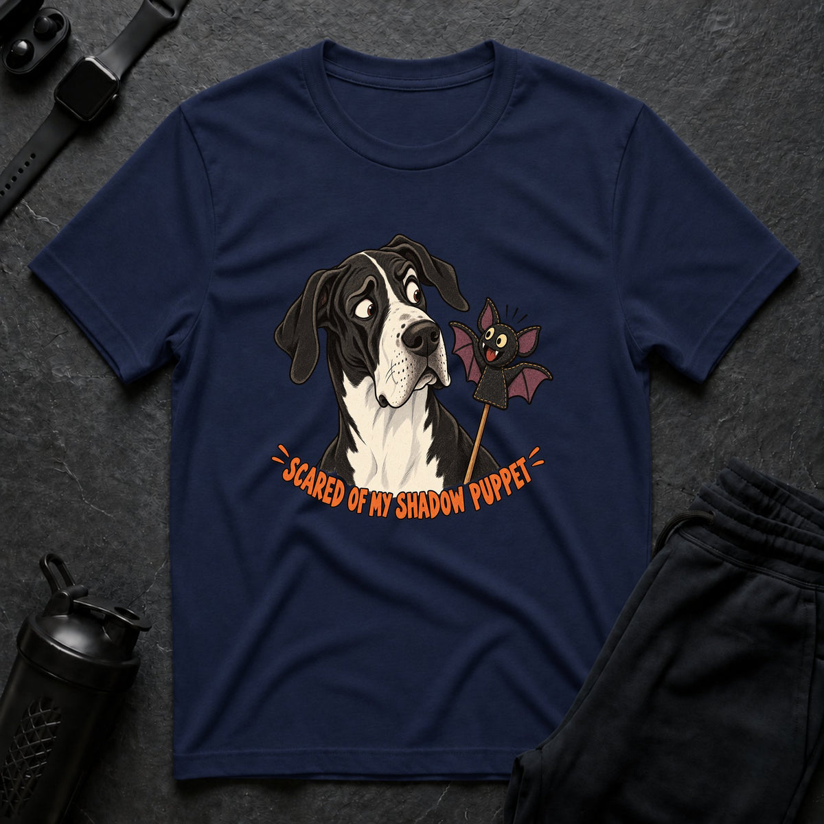 Scared Shadow Puppet – Great Dane T-Shirt
