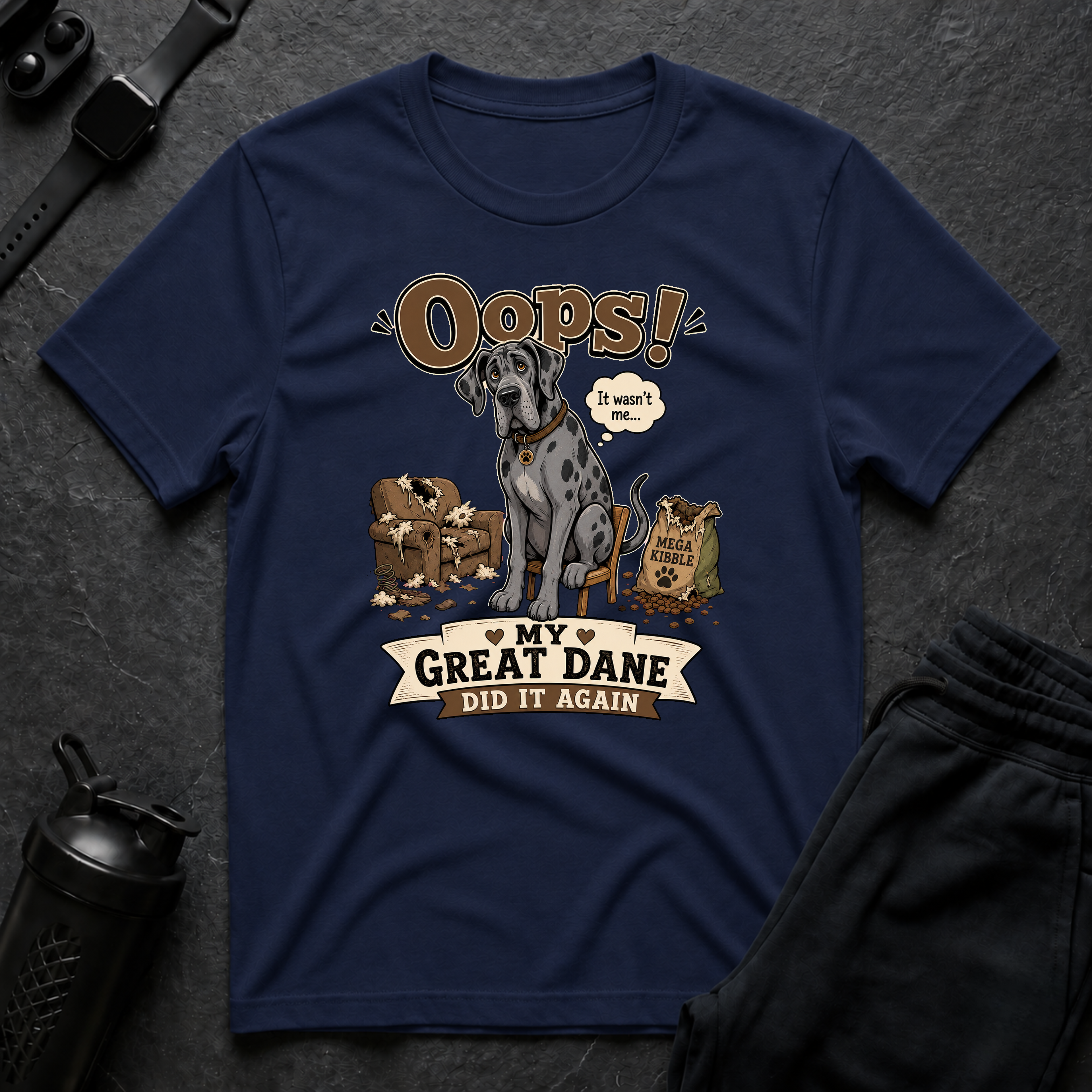 Oops Great Dane Mishap