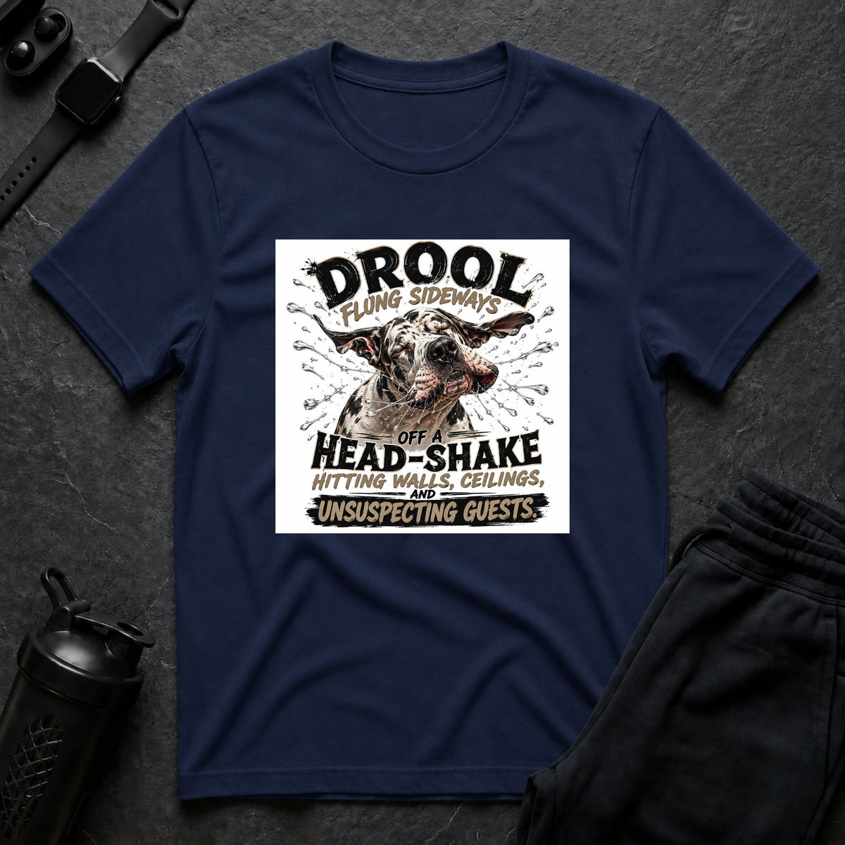 Drool Splash Zone – Great Dane T-Shirt