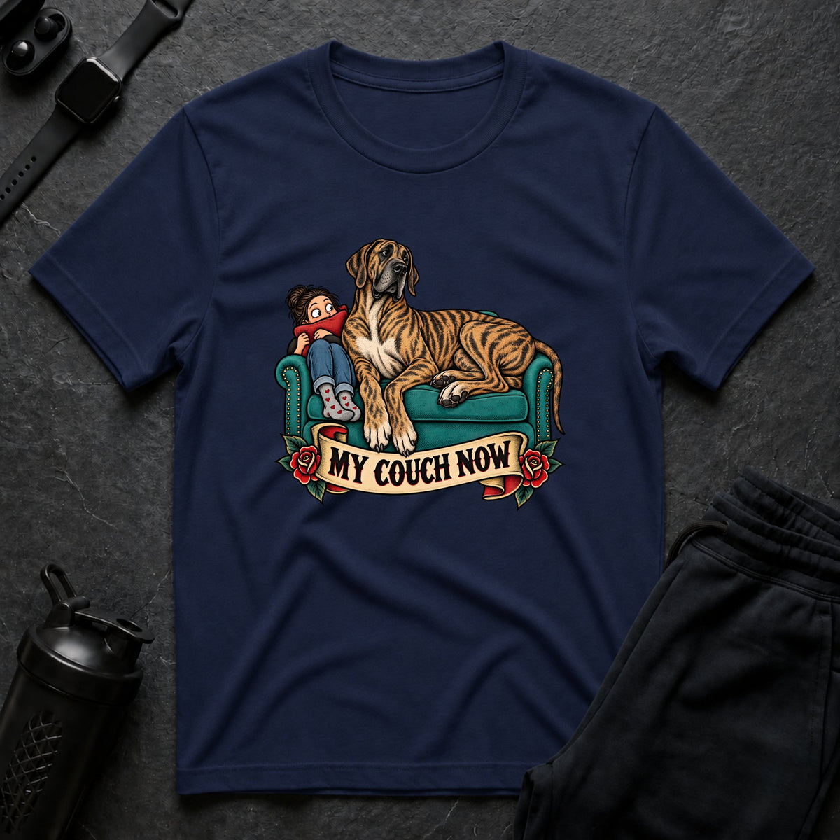 Couch King – Great Dane T-Shirt
