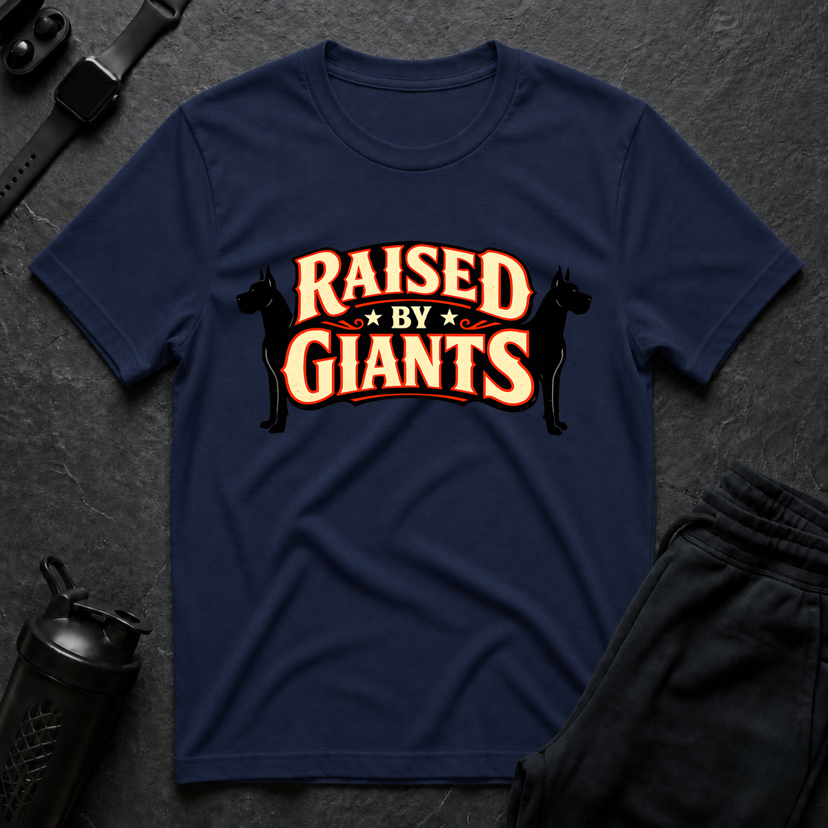 Raised By Giants – Great Dane T-Shirt