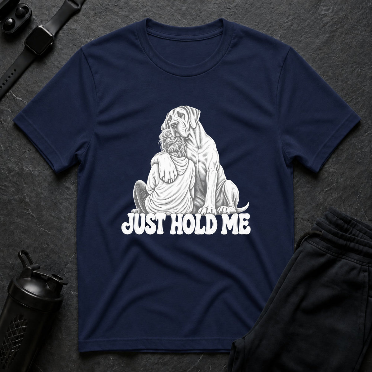 Just Hold Me – Great Dane T-Shirt