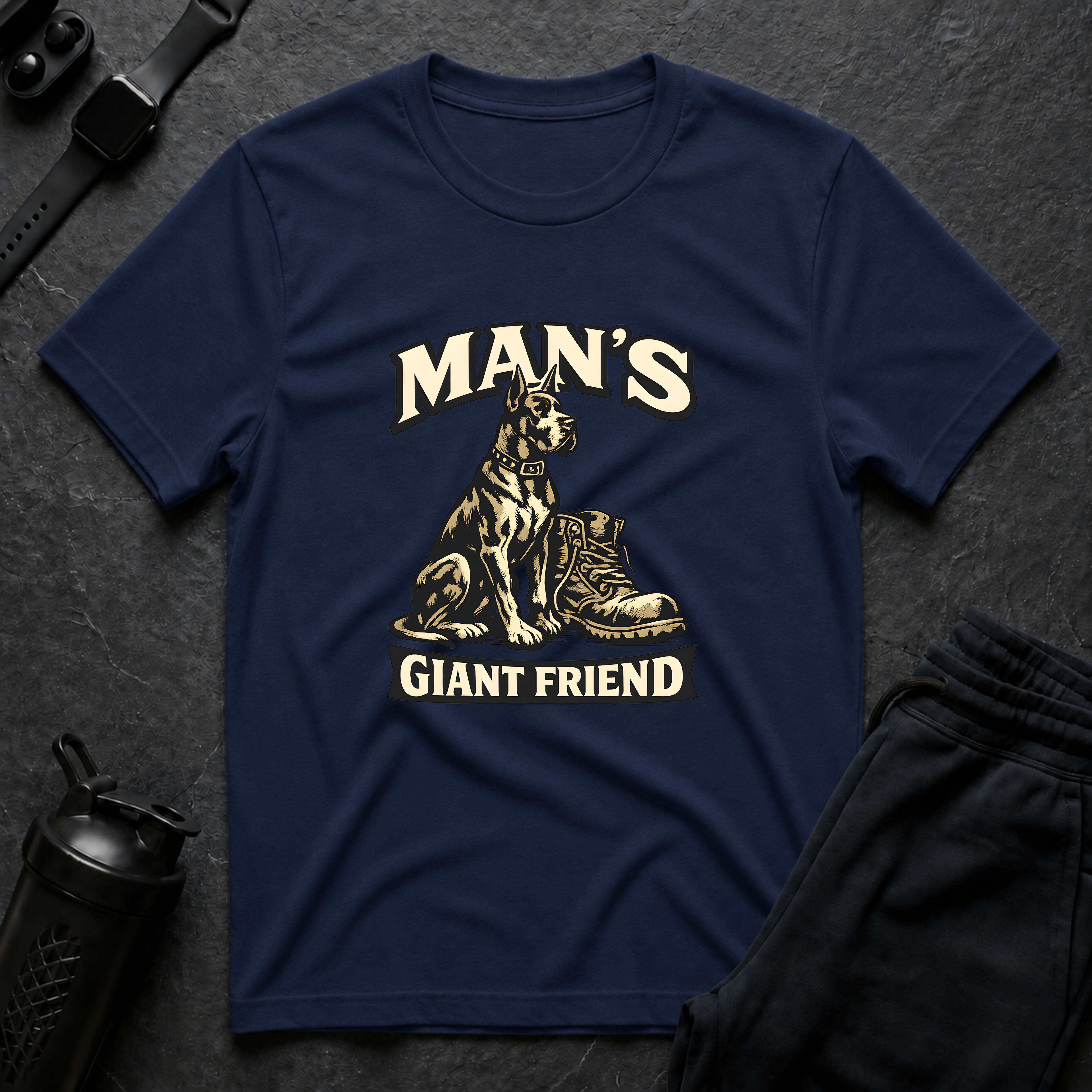 Man's Giant Friend T-Shirt