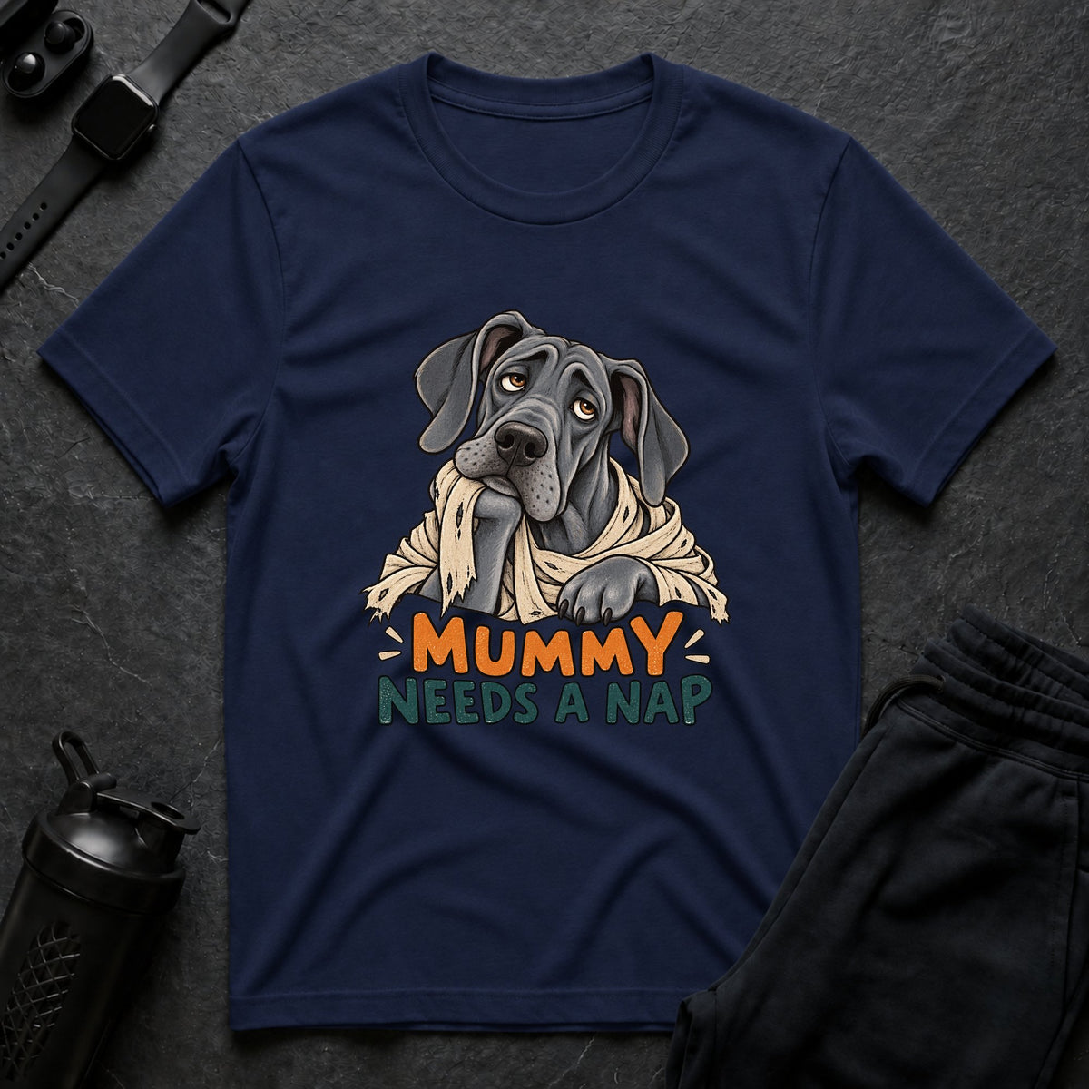 Mummy Needs Nap – Great Dane T-Shirt