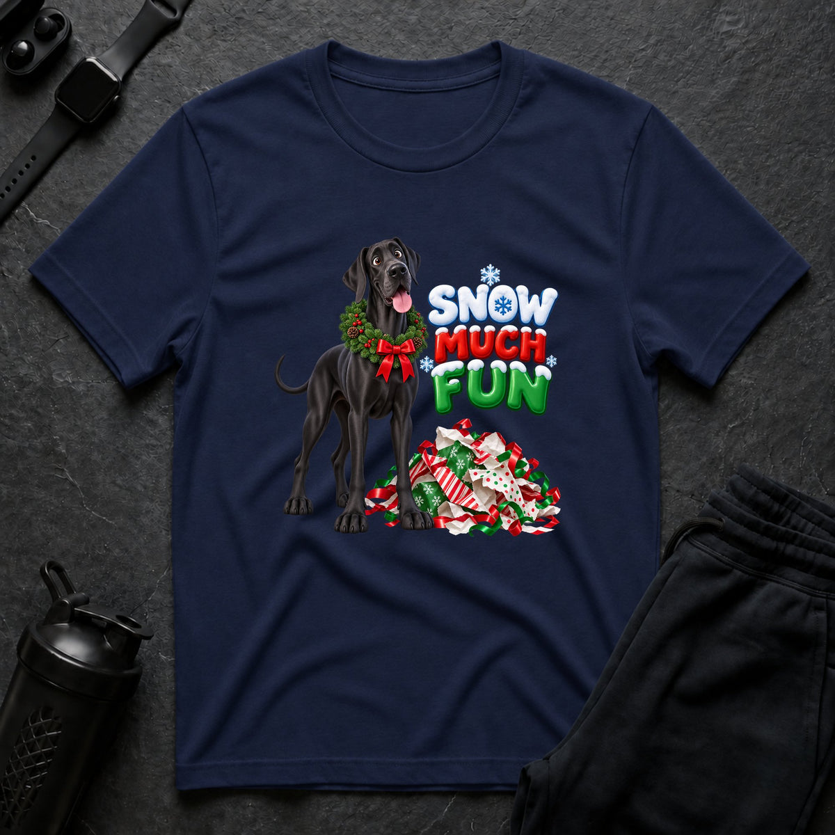 Winter Woofs – Great Dane T-Shirt