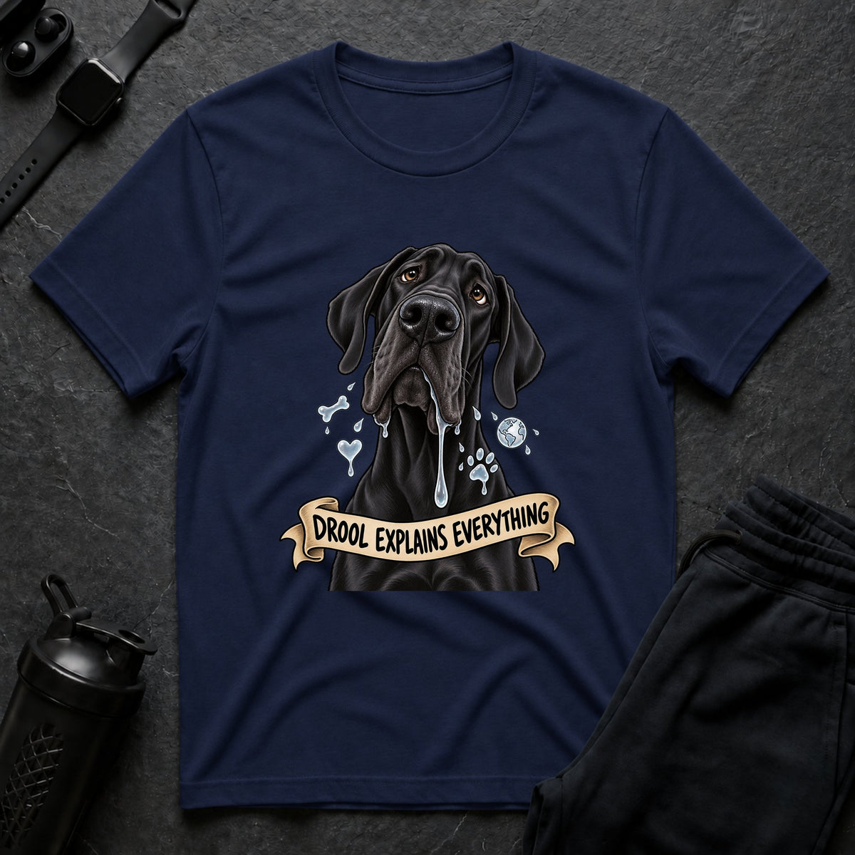 Drool Explains – Great Dane T-Shirt