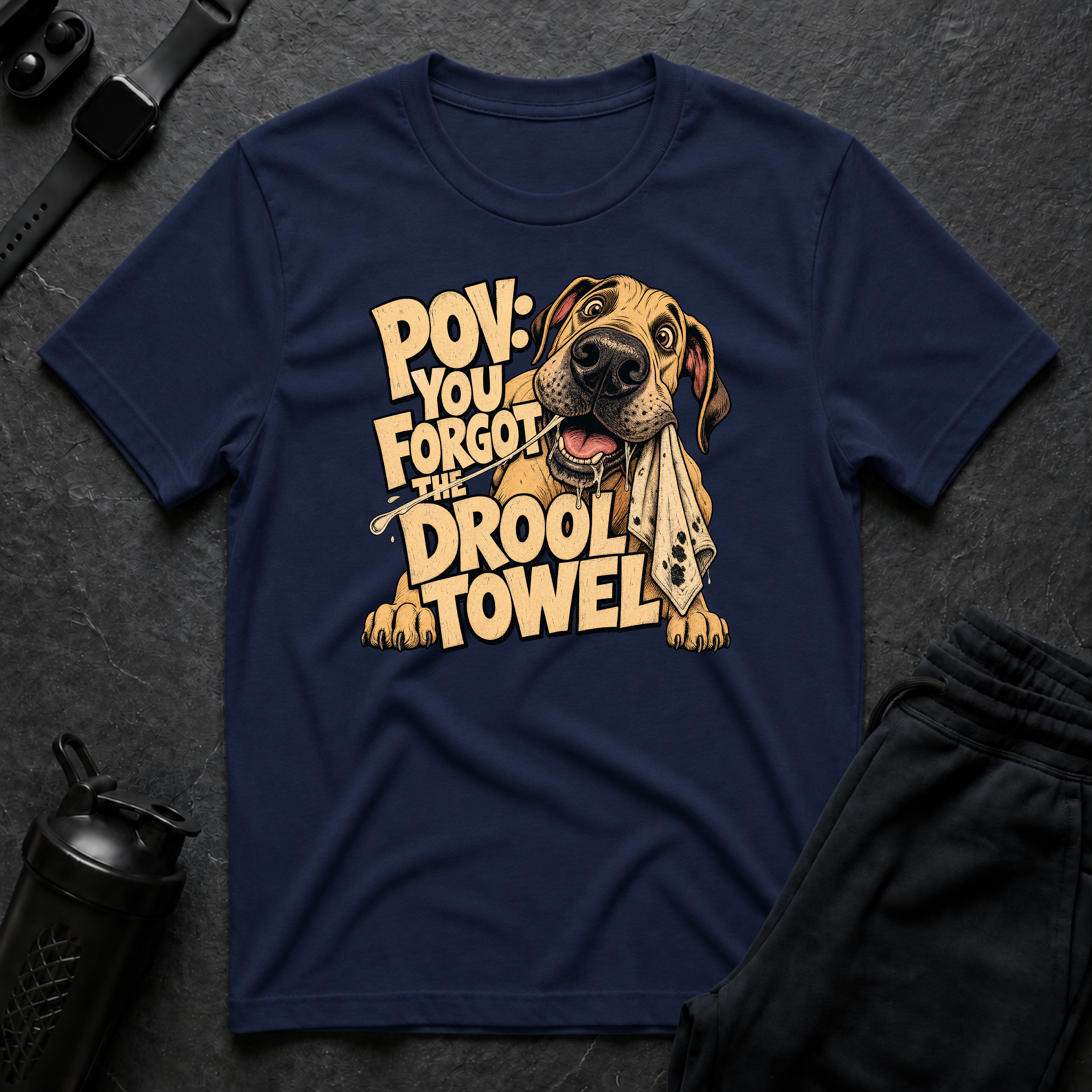POV Drool Towel Hound