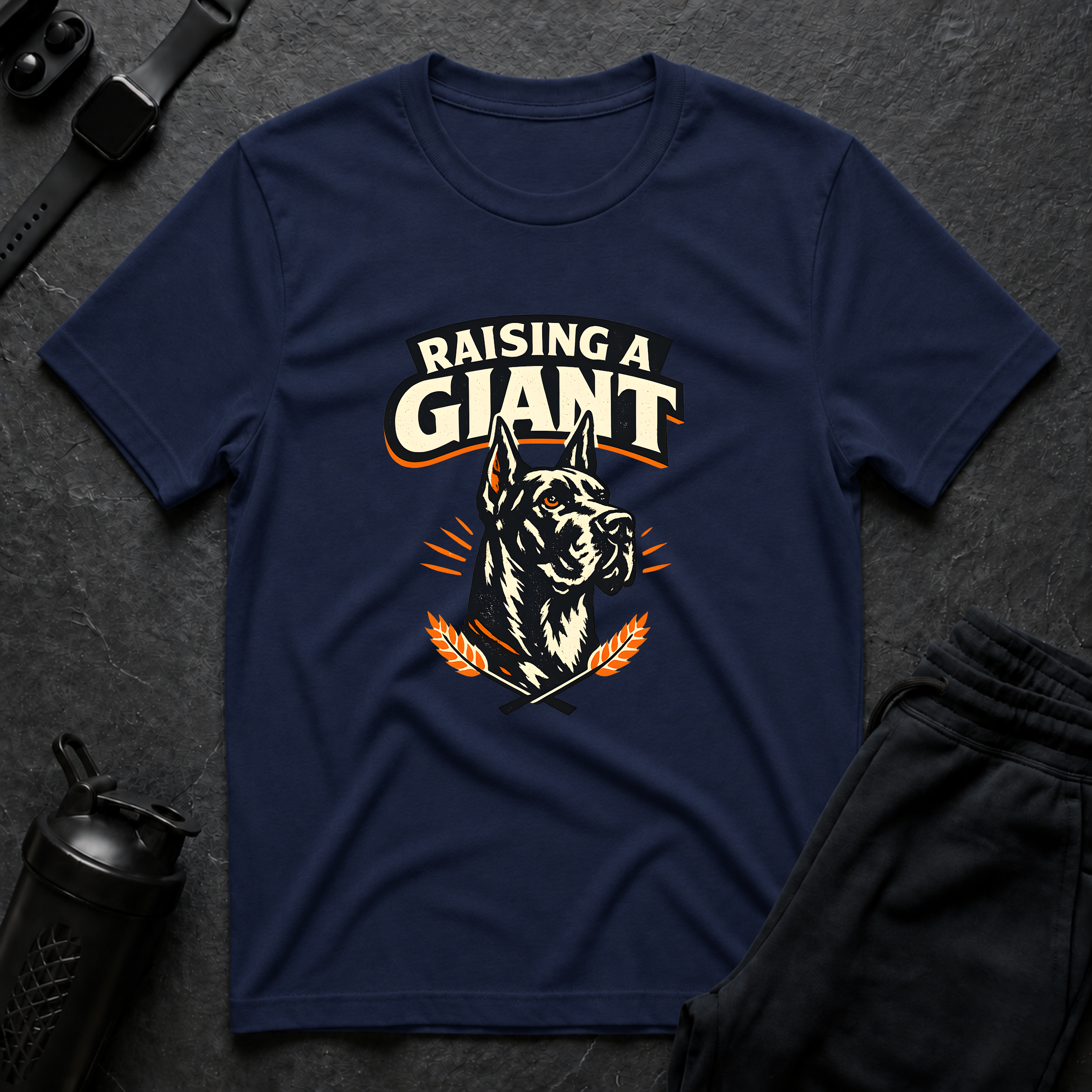 Raising A Giant T-Shirt