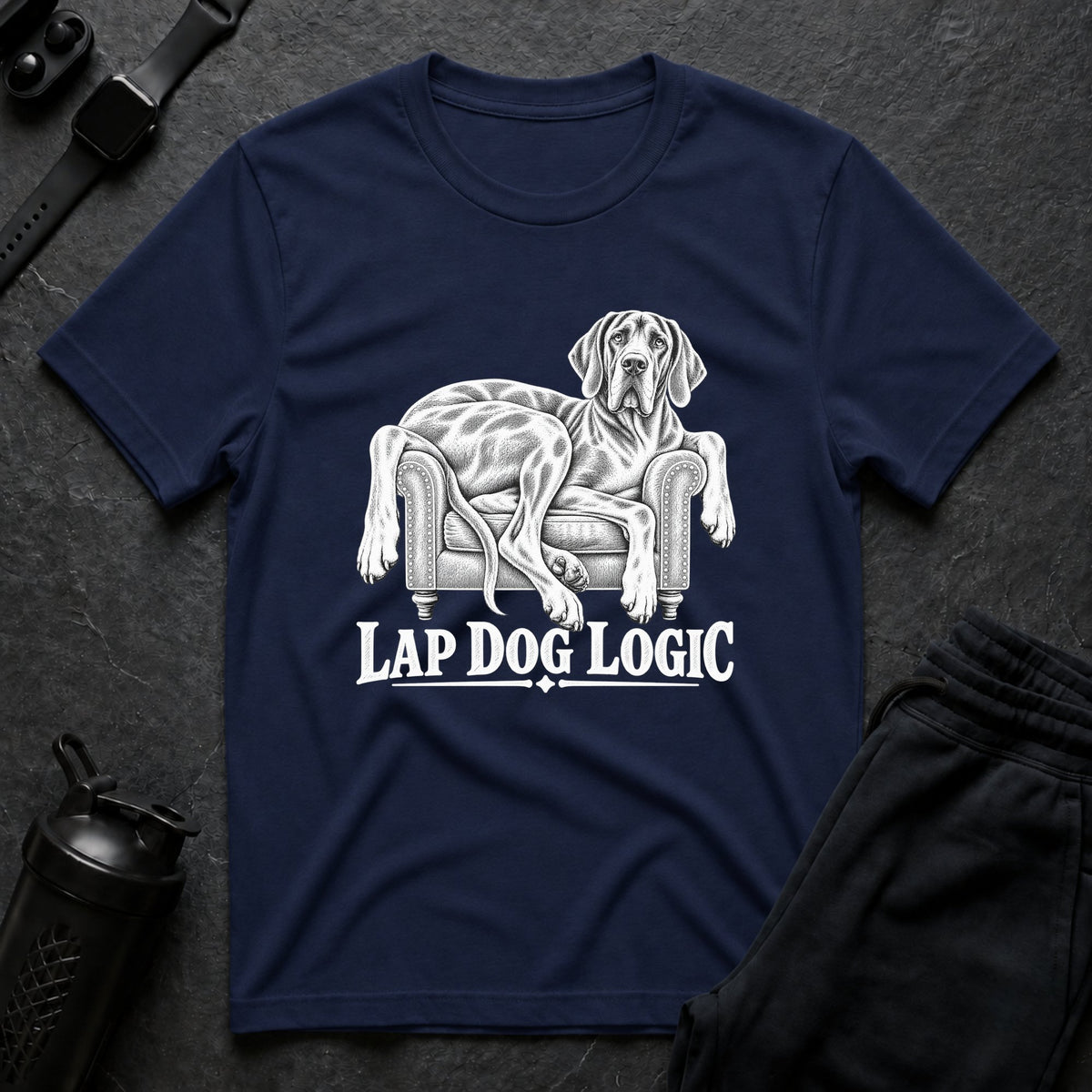 Lap Dog Logic – Great Dane T-Shirt