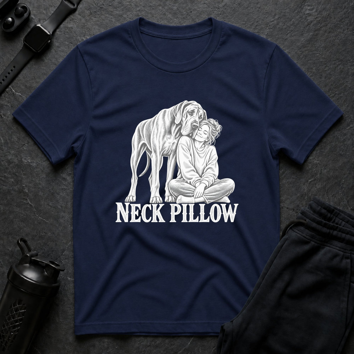 Neck Pillow – Great Dane T-Shirt