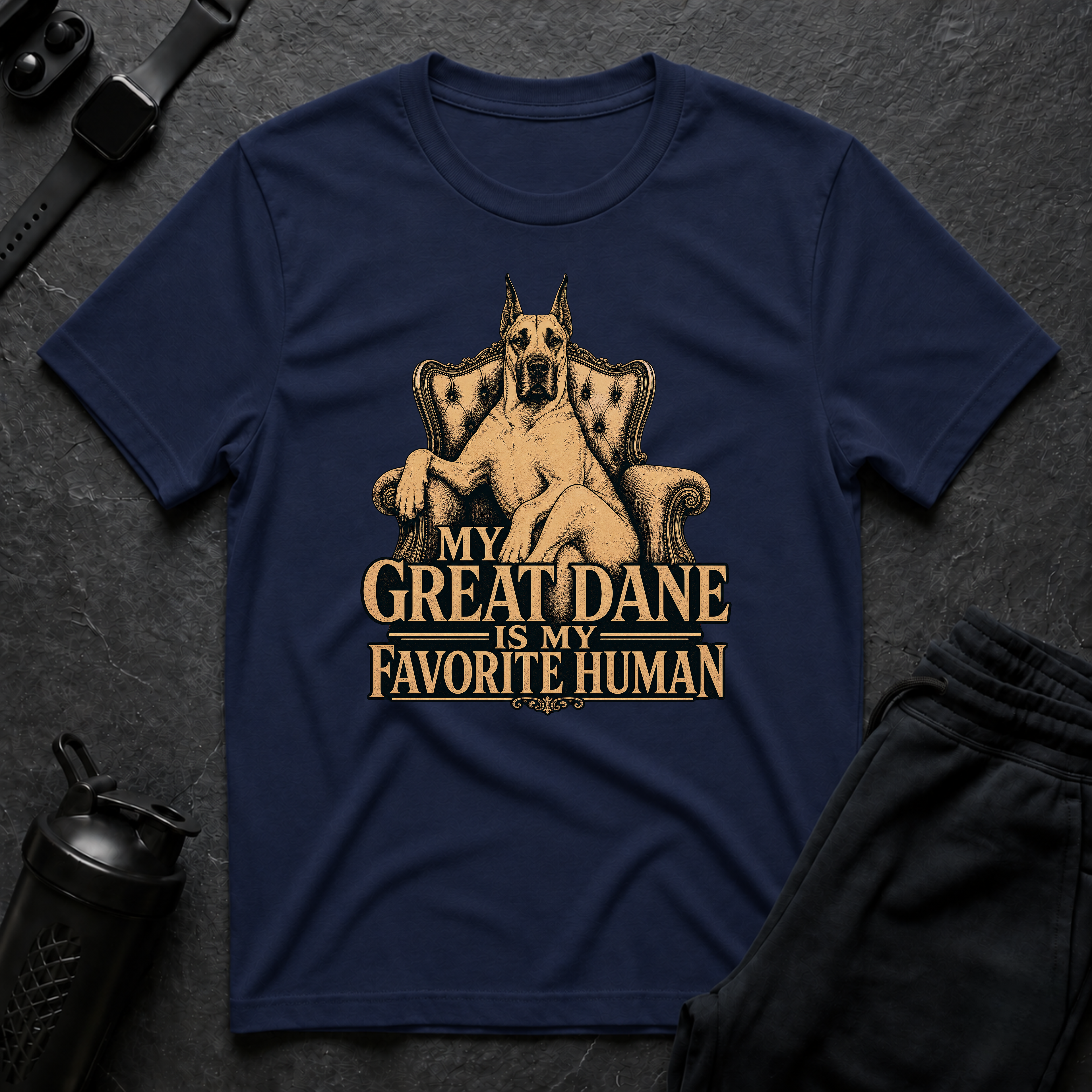 Great Dane Throne Love