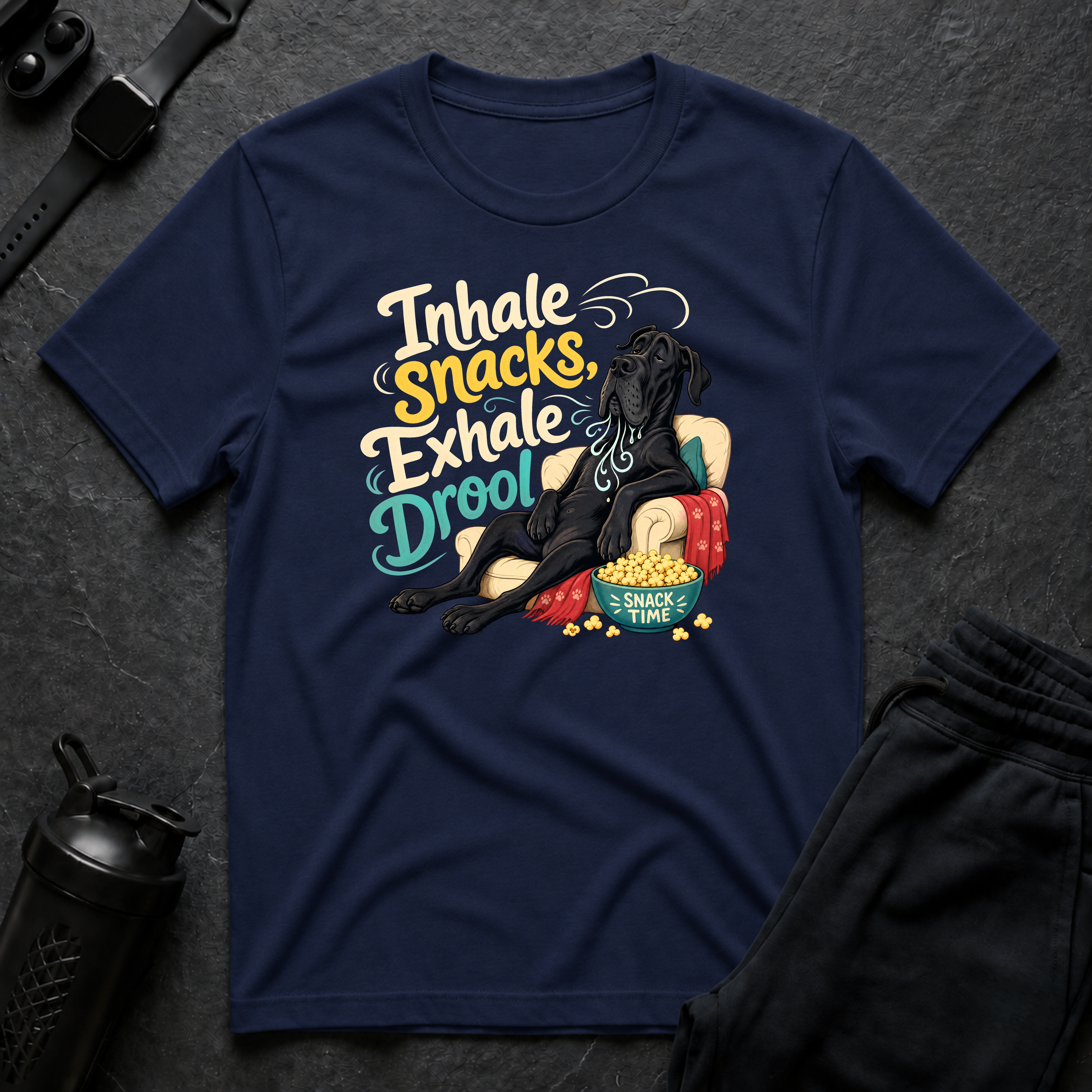 Inhale Snacks Exhale Drool