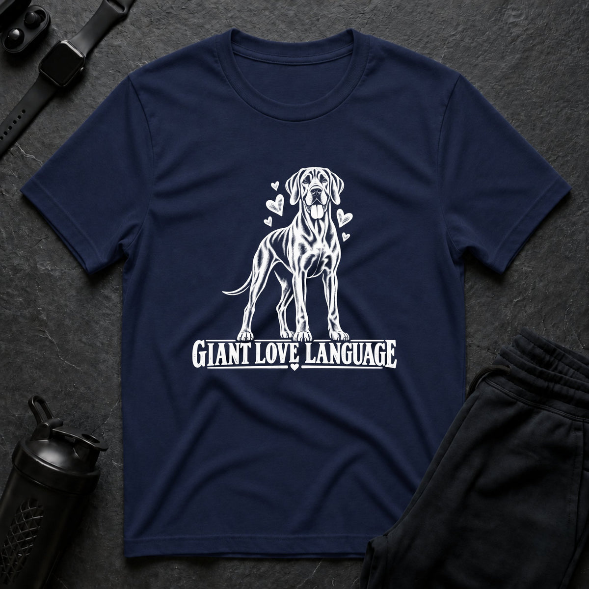 Giant Love Language – Great Dane T-Shirt