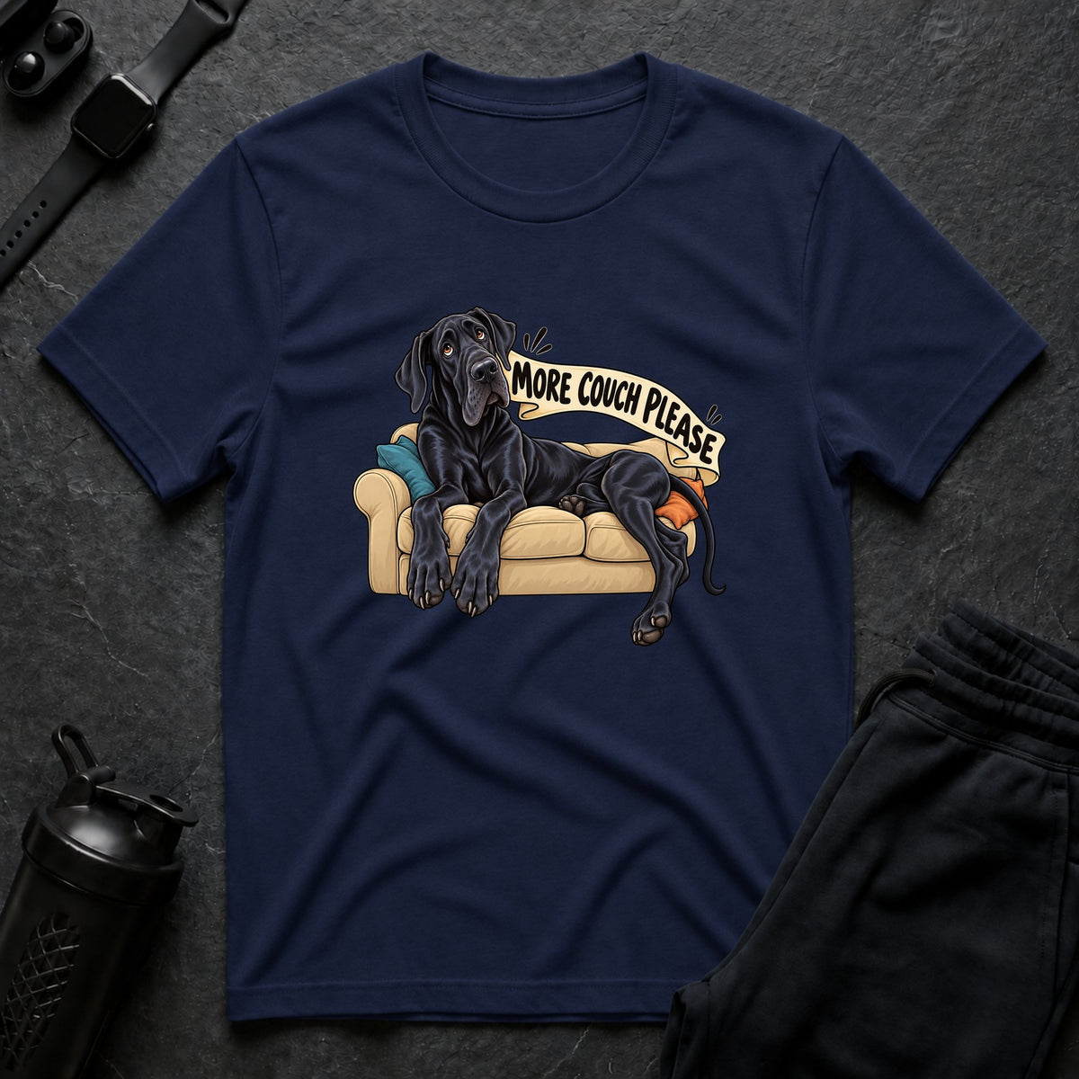 Couch Canine – Great Dane T-Shirt