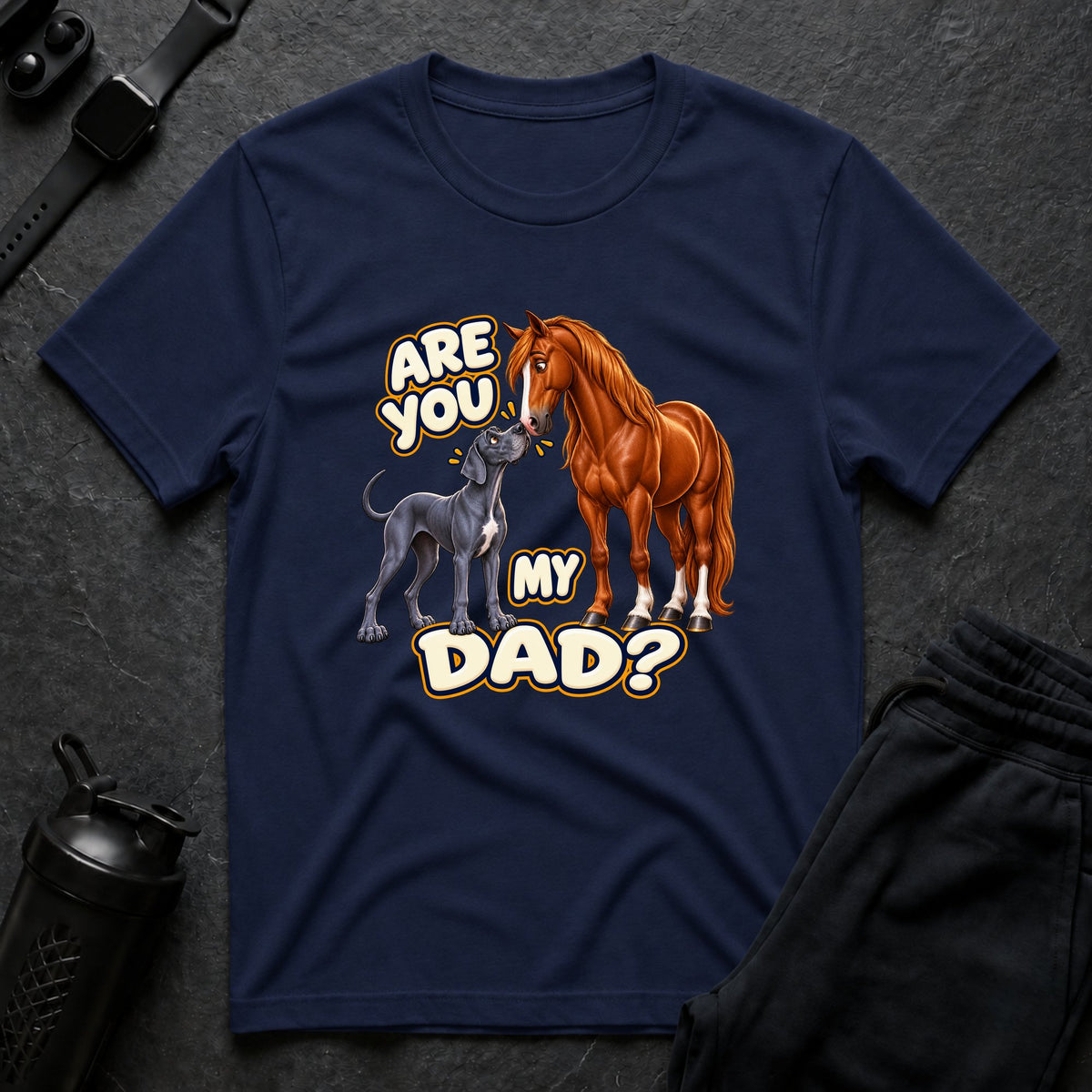 Dad Questioned – Great Dane T-Shirt