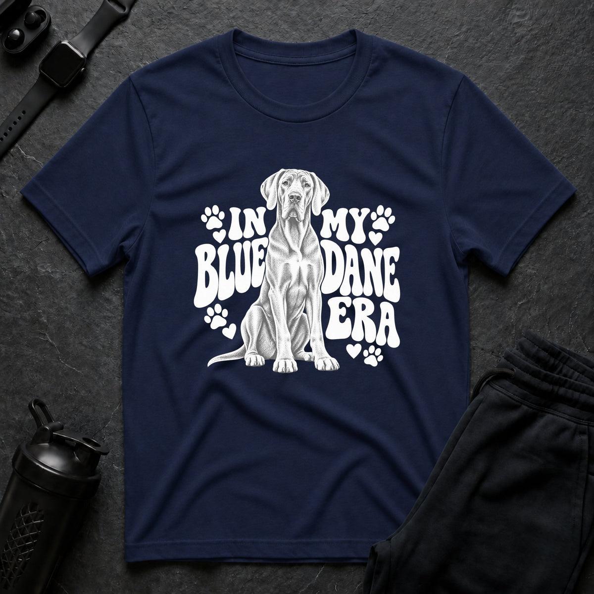 Blue Dane Era – Great Dane T-Shirt