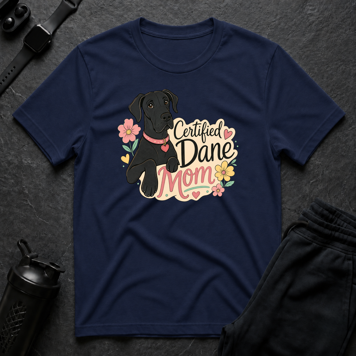 Certified Dane Mom T-Shirt