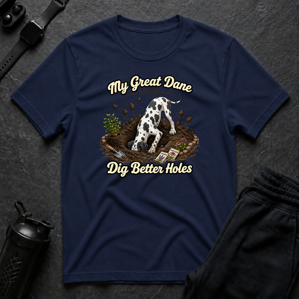 My Great Dane Gardener