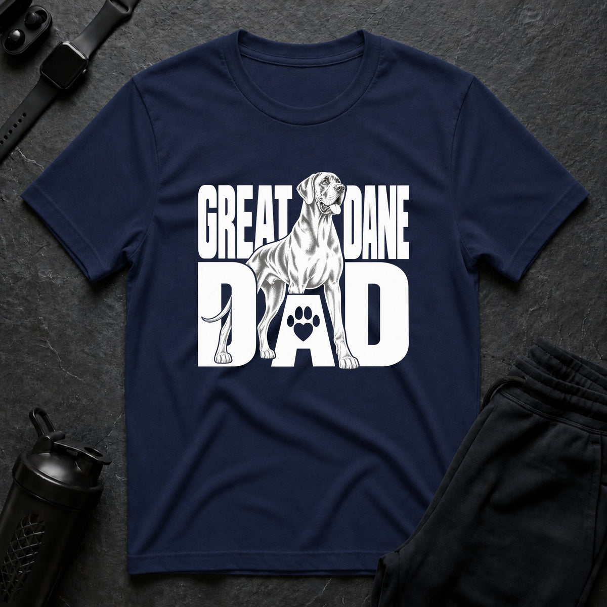 Great Dane Dad T-Shirt